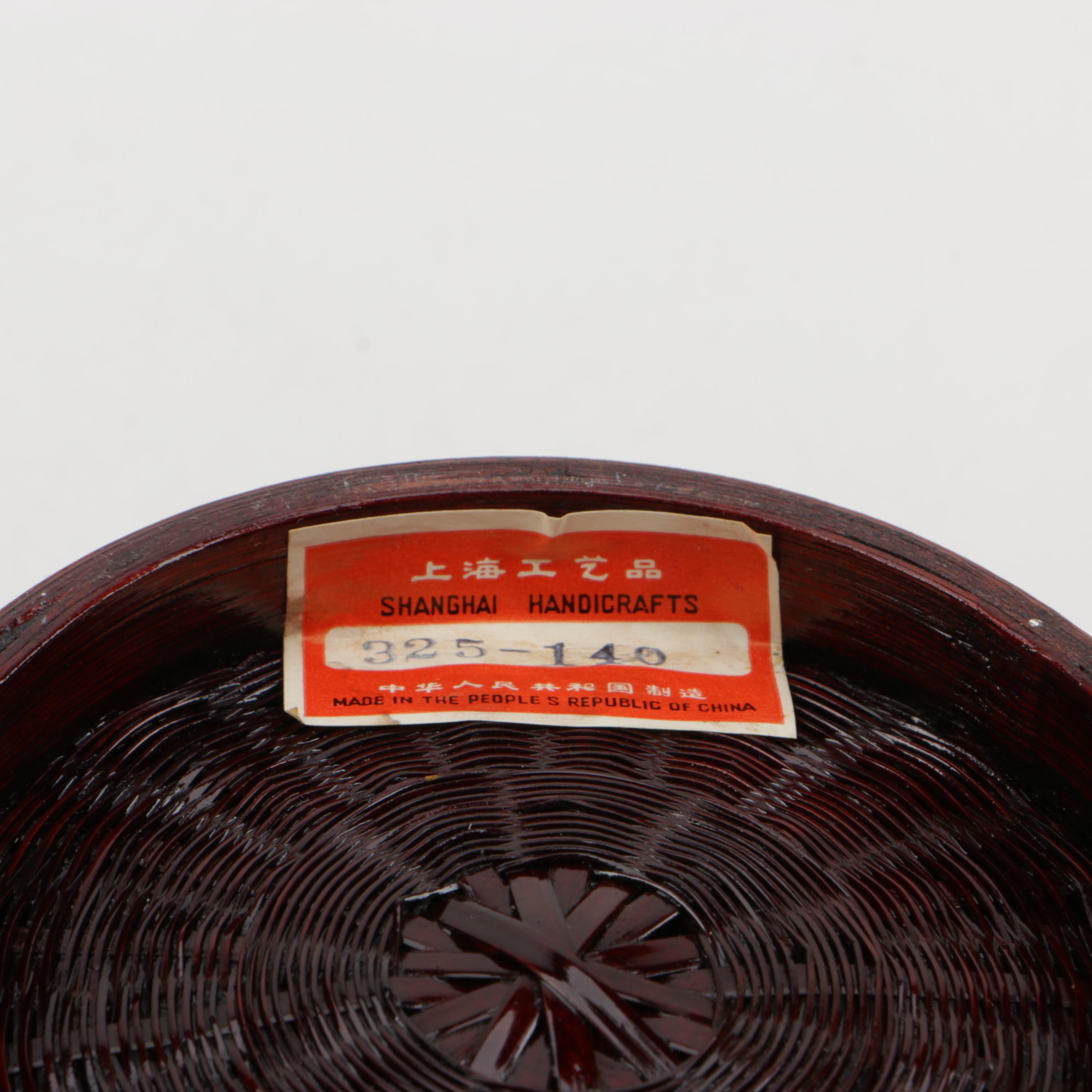 Chinese Basket and Neiman Marcus Coasters