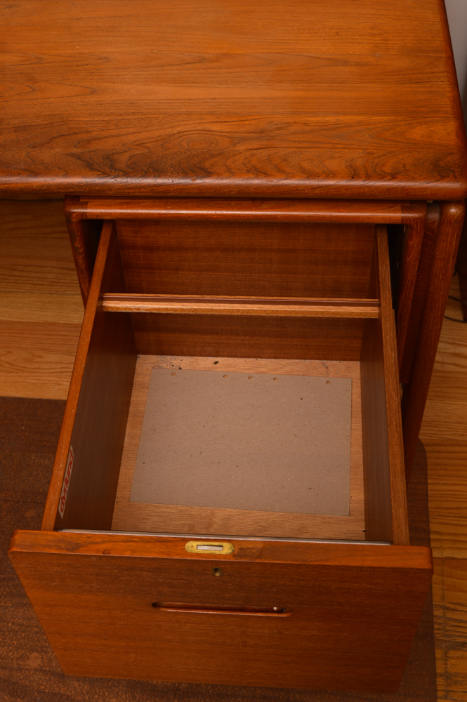 Vintage Danish Modern Desk by Dyrlund