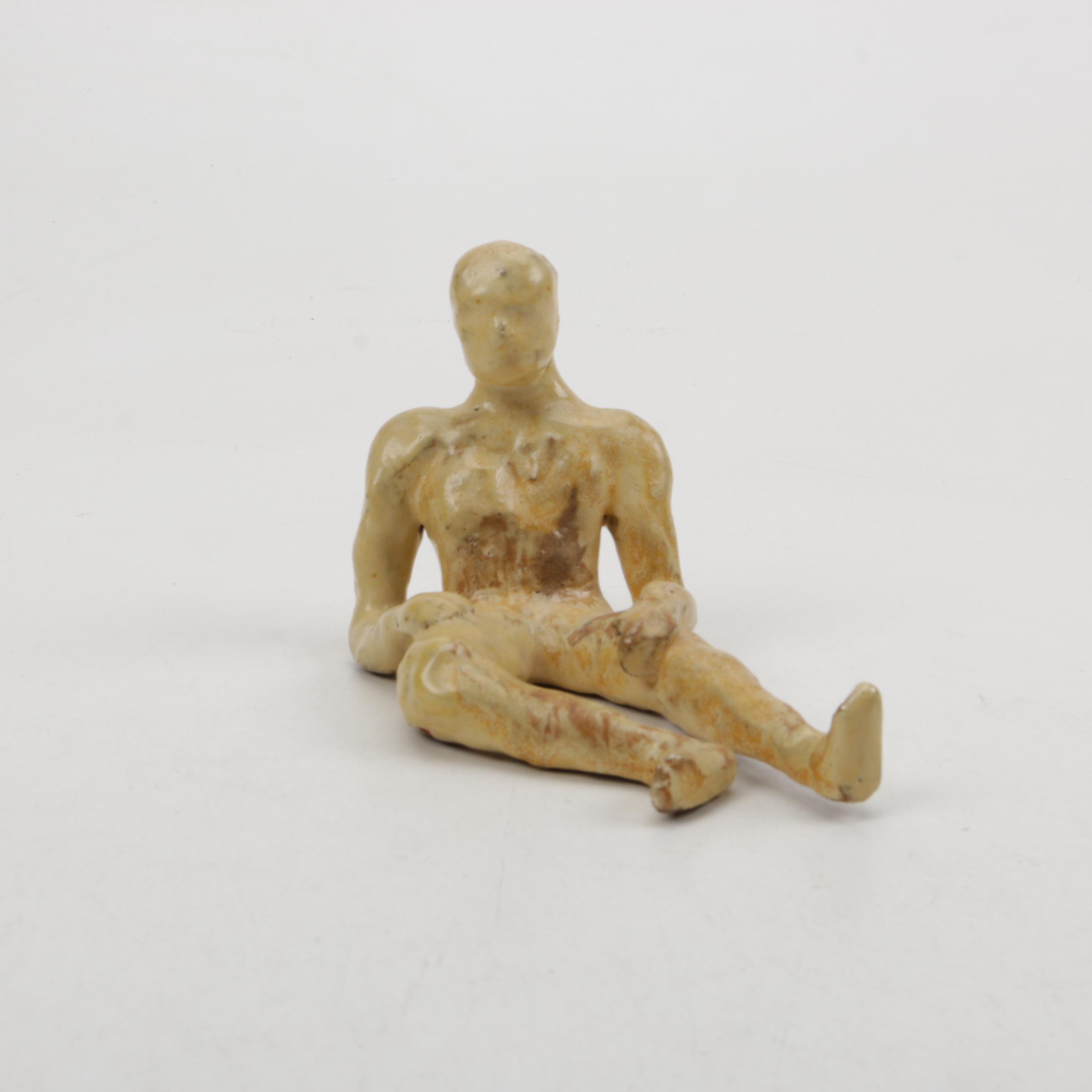 C. Wallen Signed Ceramic Figure