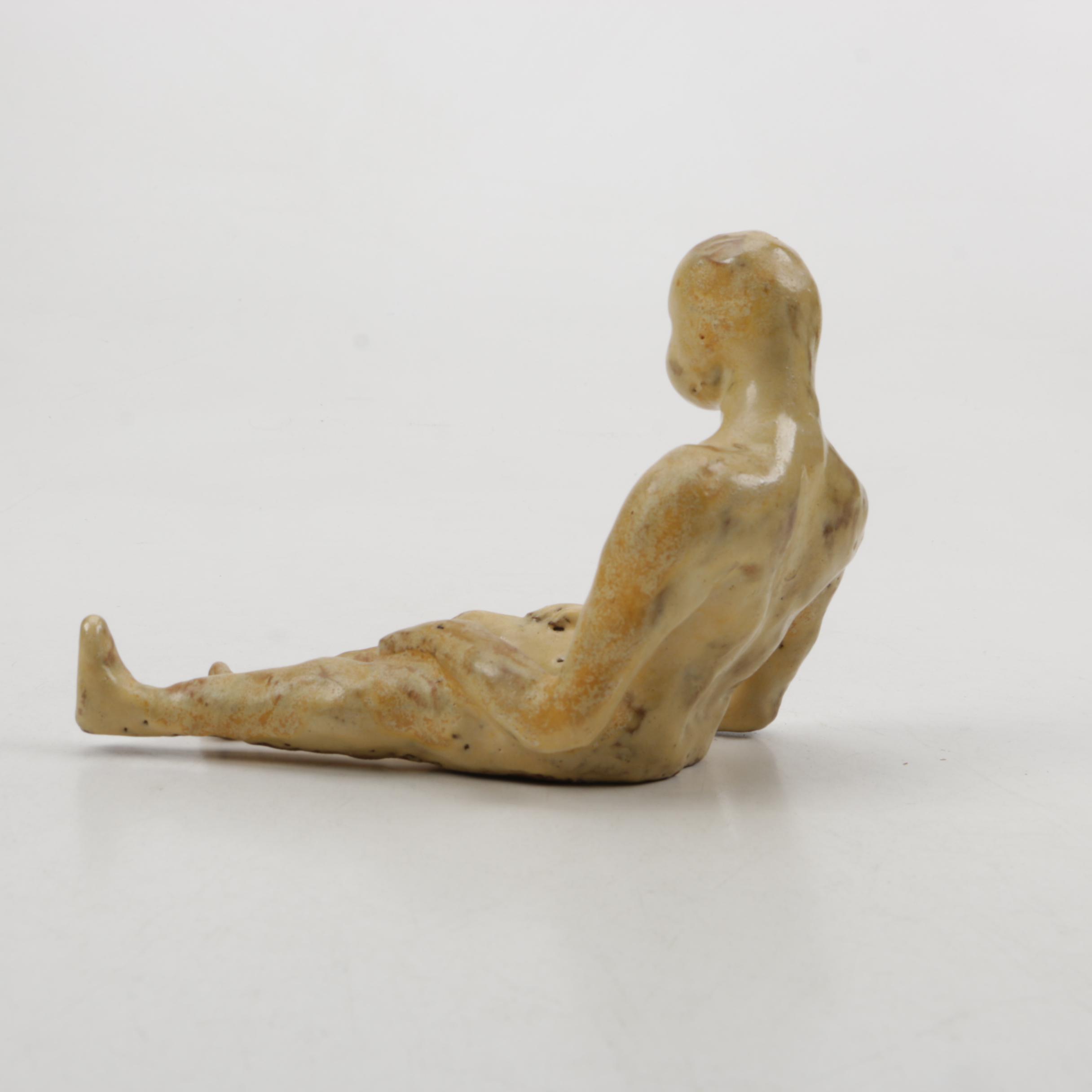 C. Wallen Signed Ceramic Figure