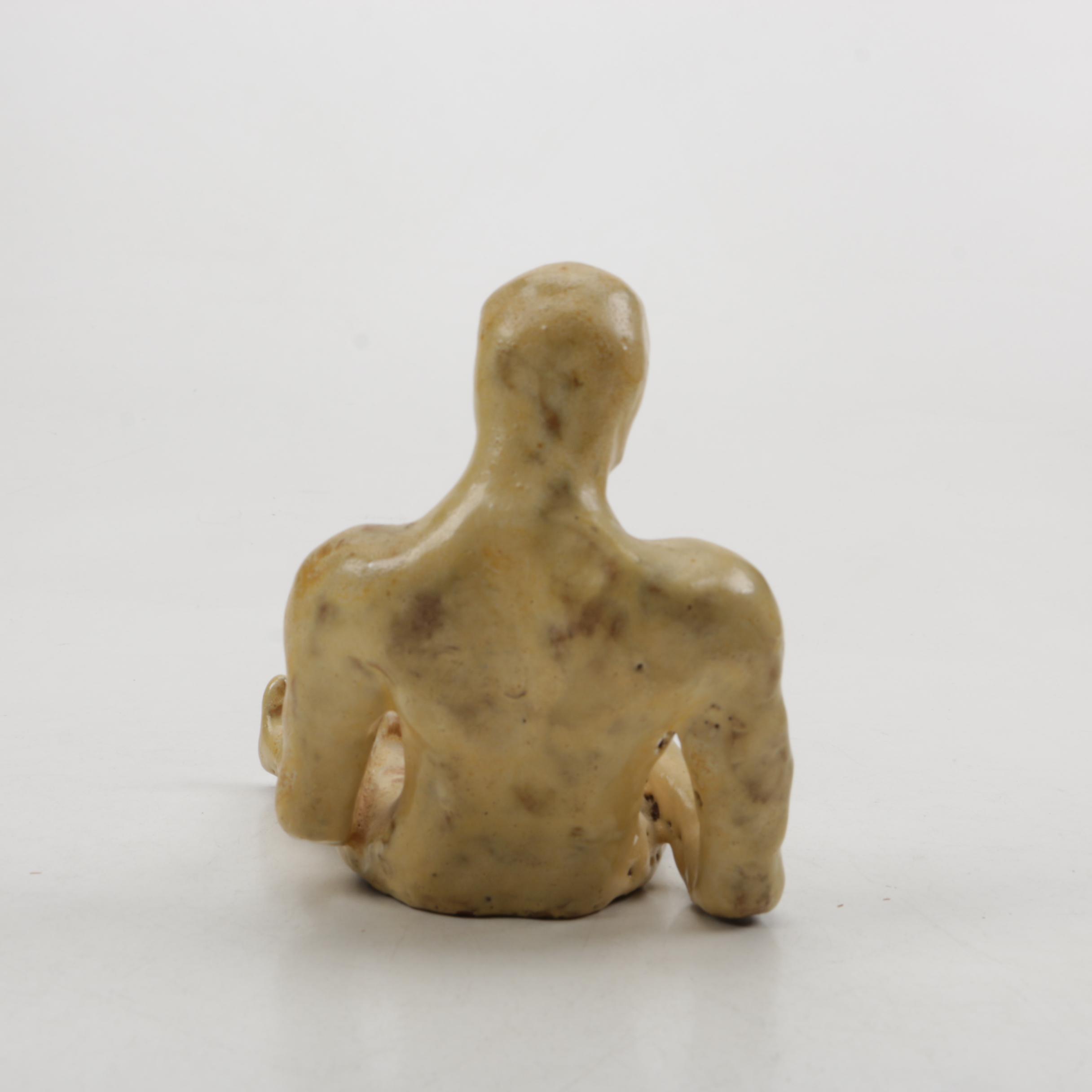 C. Wallen Signed Ceramic Figure