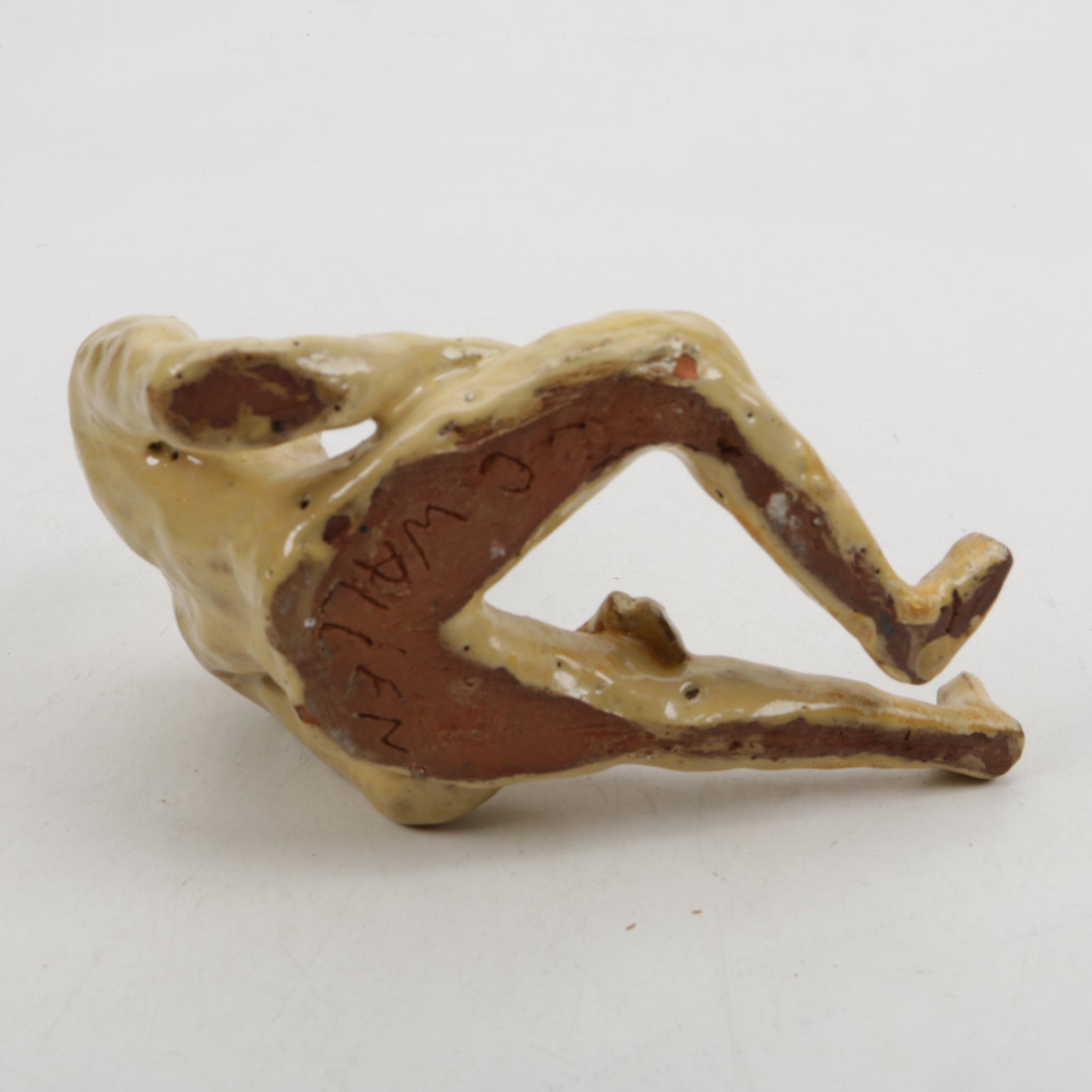 C. Wallen Signed Ceramic Figure