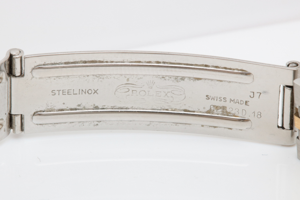 14K Gold and Stainless Rolex Oyster Perpetual Date Watch