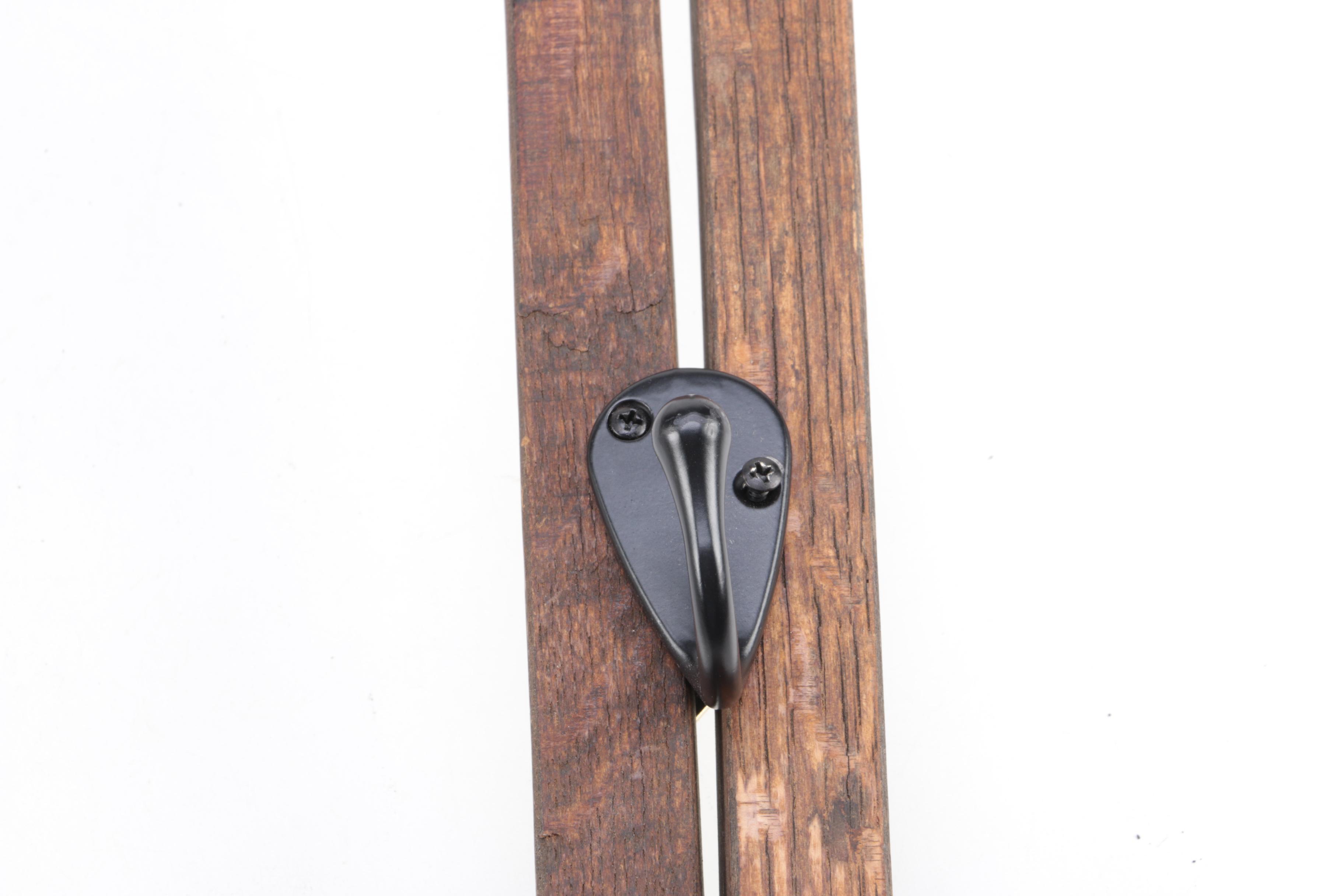 Repurposed Wood Coat Racks