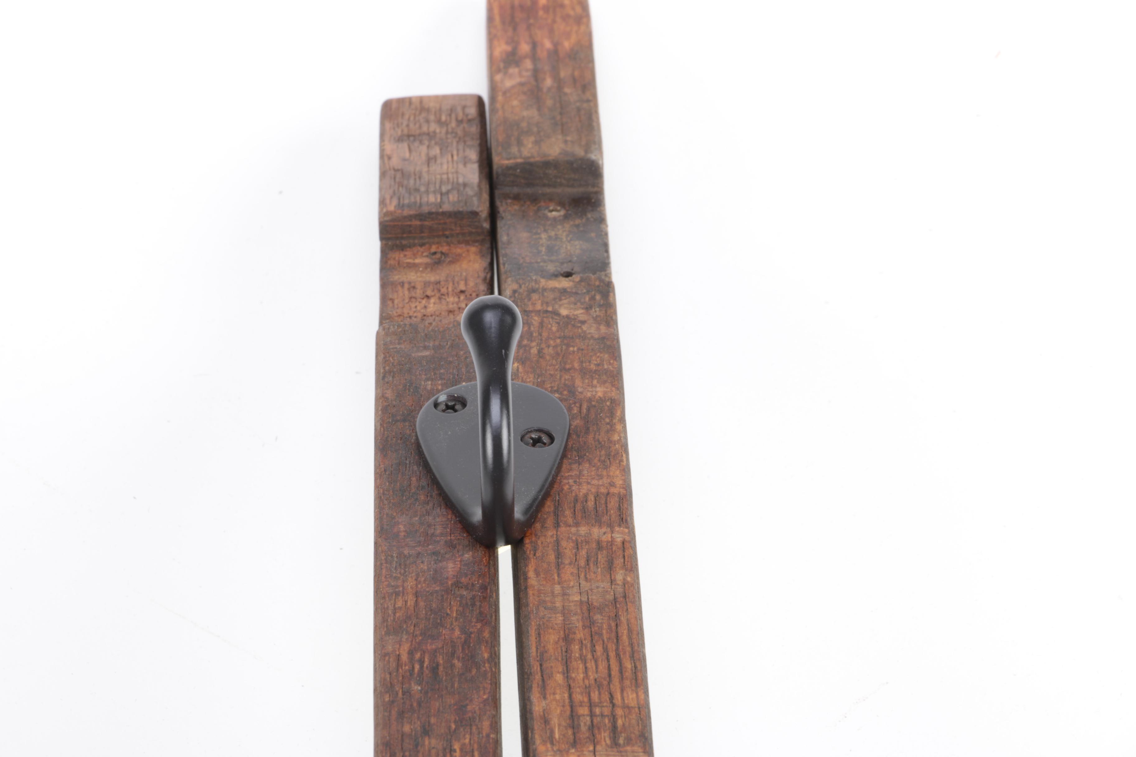 Repurposed Wood Coat Racks