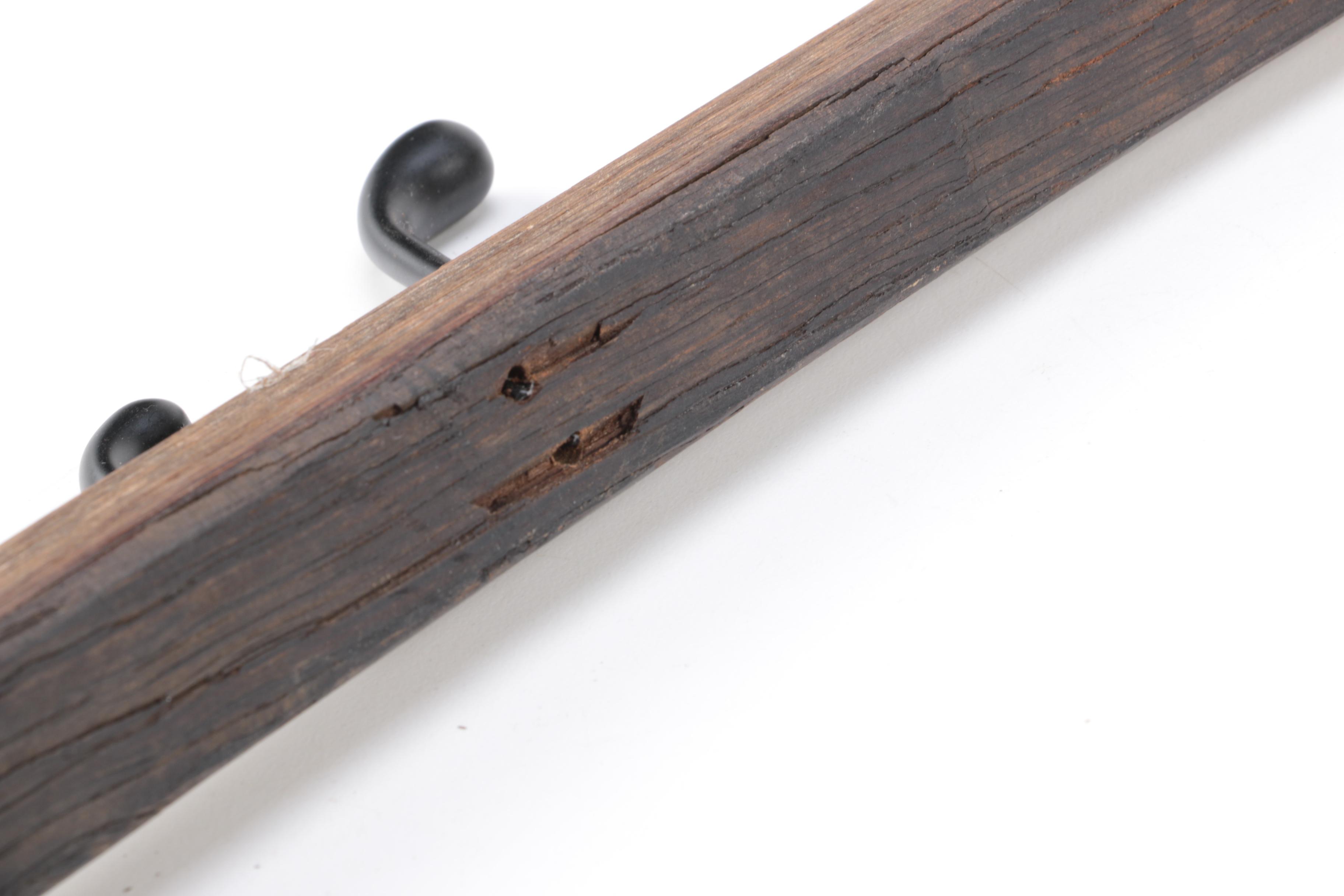 Repurposed Wood Coat Racks