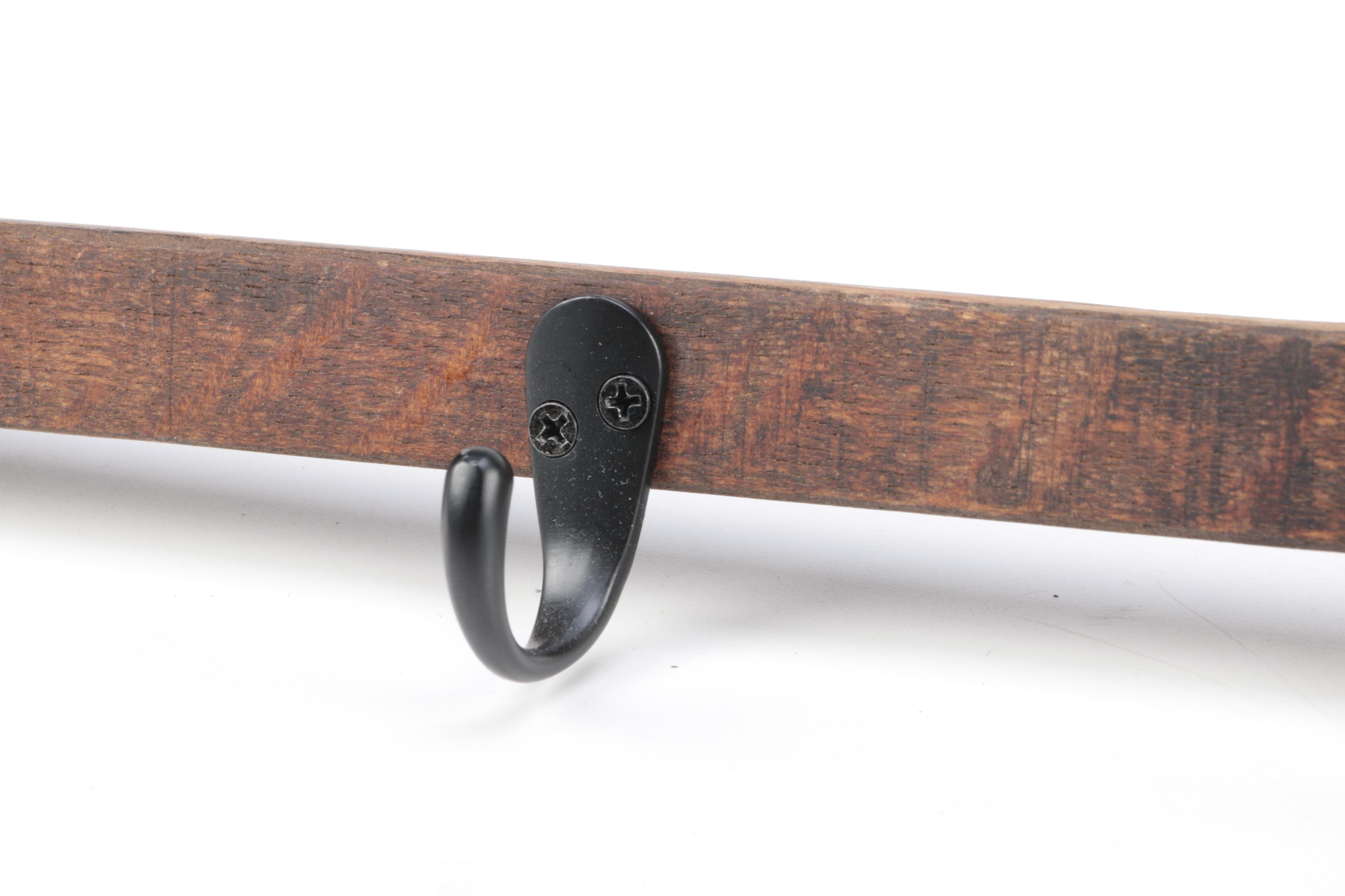 Repurposed Wood Coat Racks