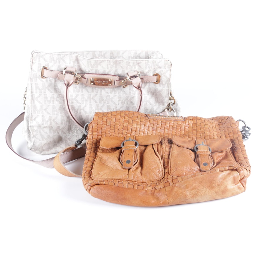 Pair of Women's Handbags Including Michael Kors