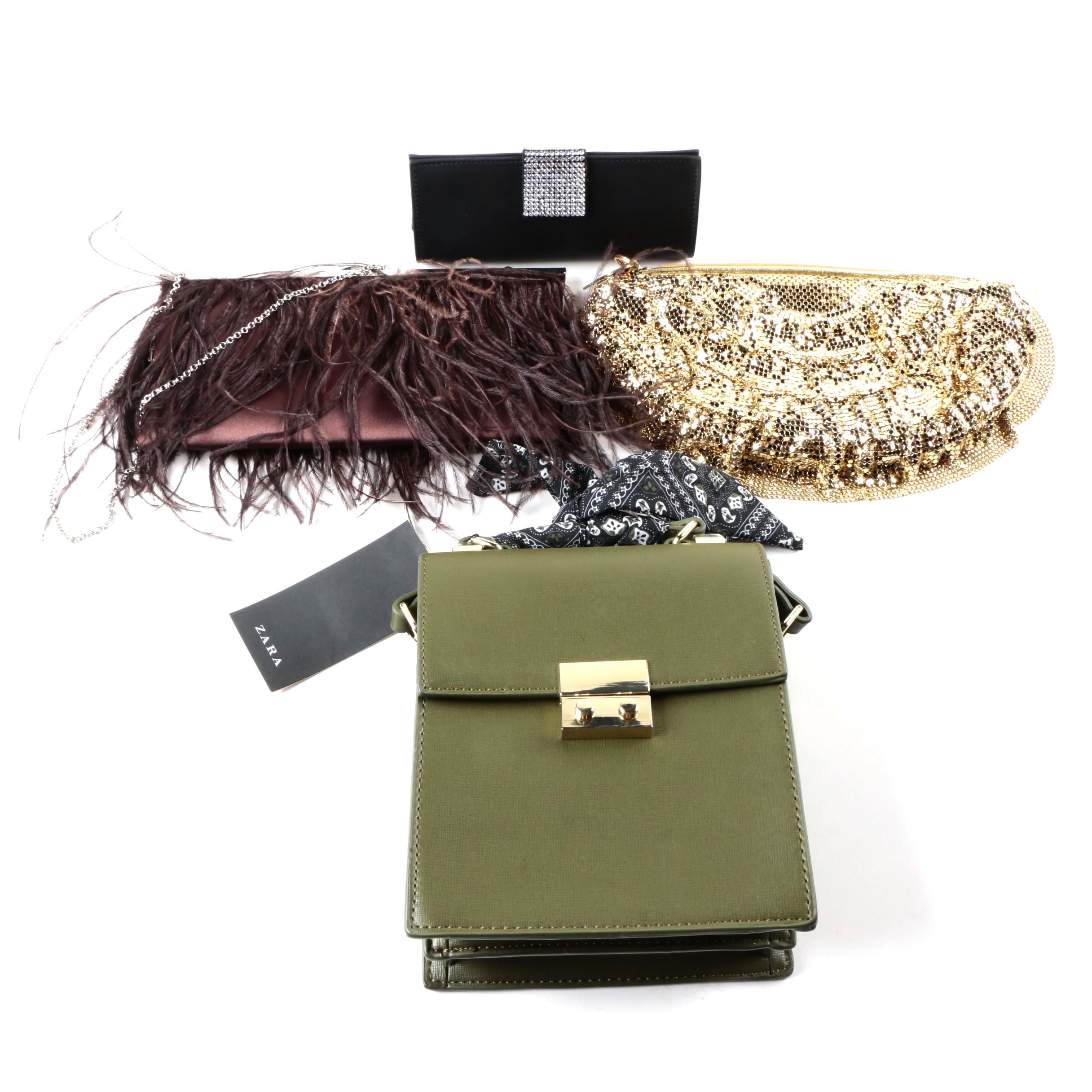 Assortment of Bags Including BCBG and Daniel Swarovski