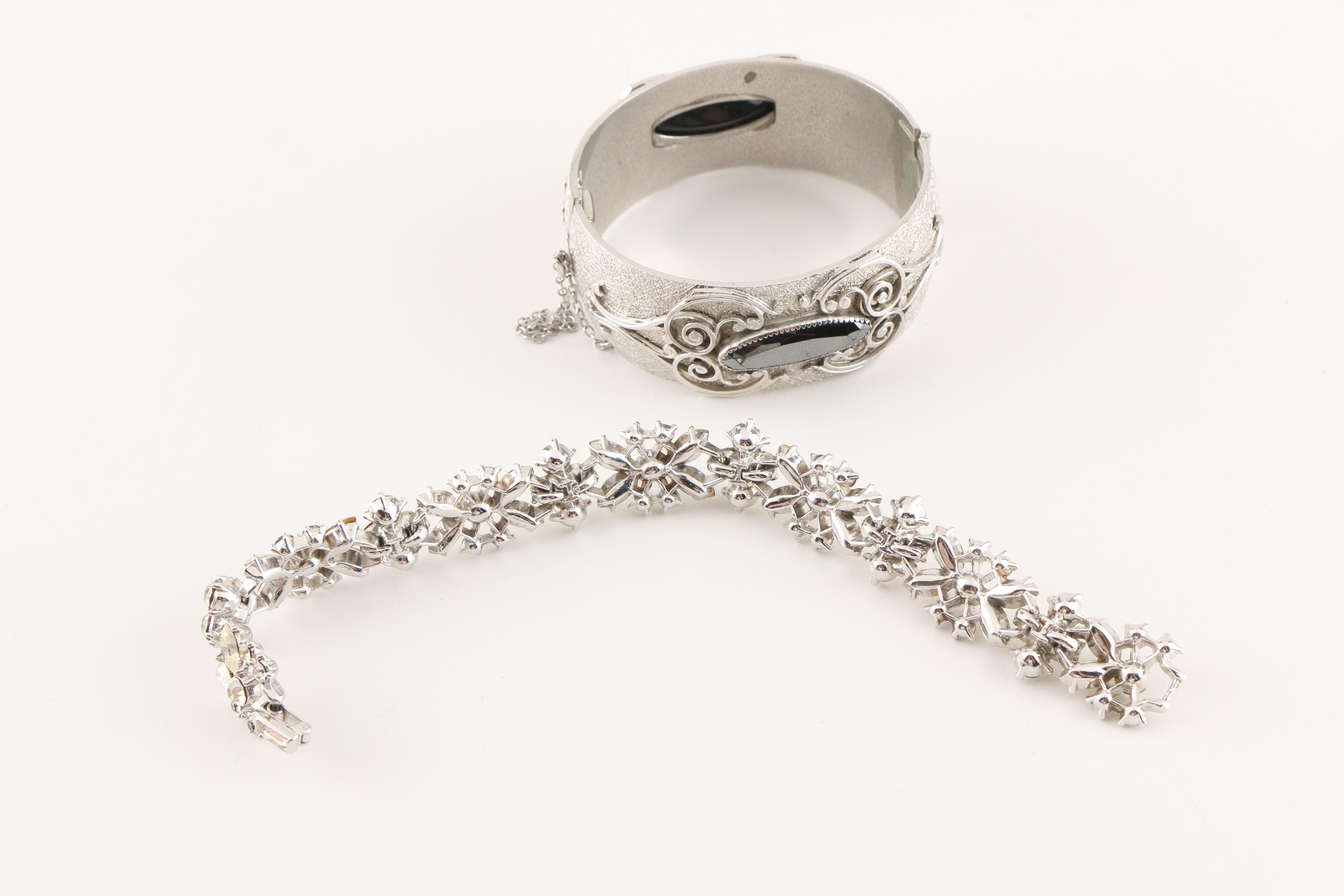 Collection of Vintage Costume Jewelry Including Trifari