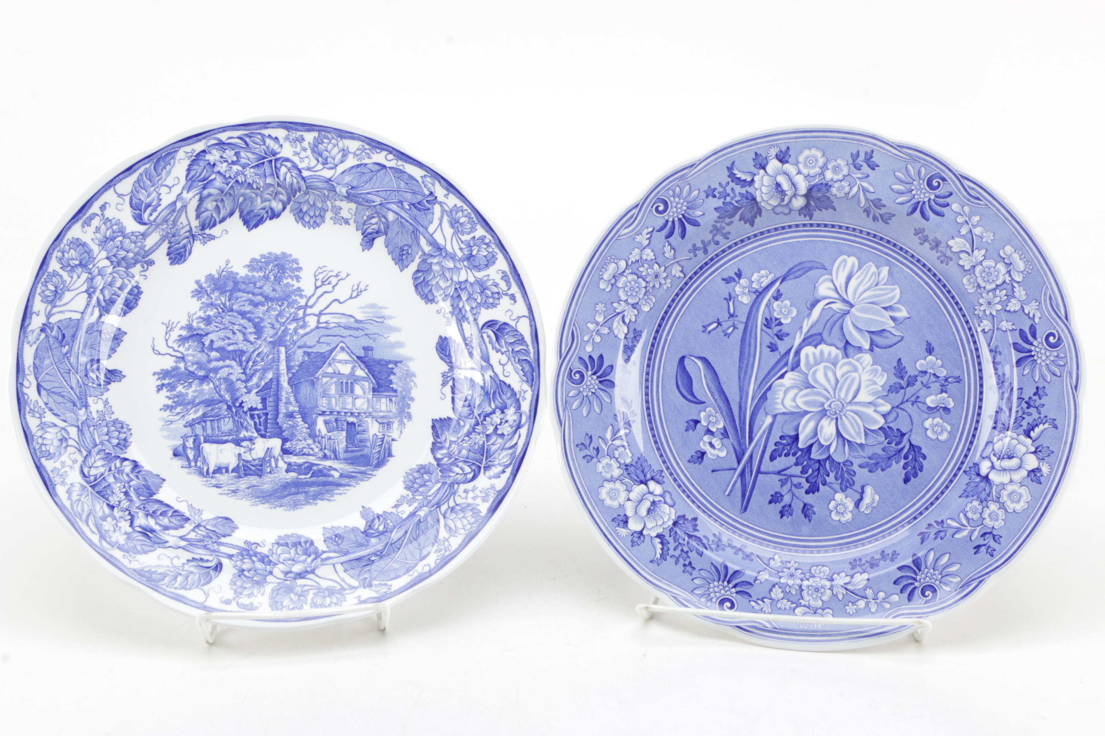 "The Spode Blue Room Collection" Earthenware Plates