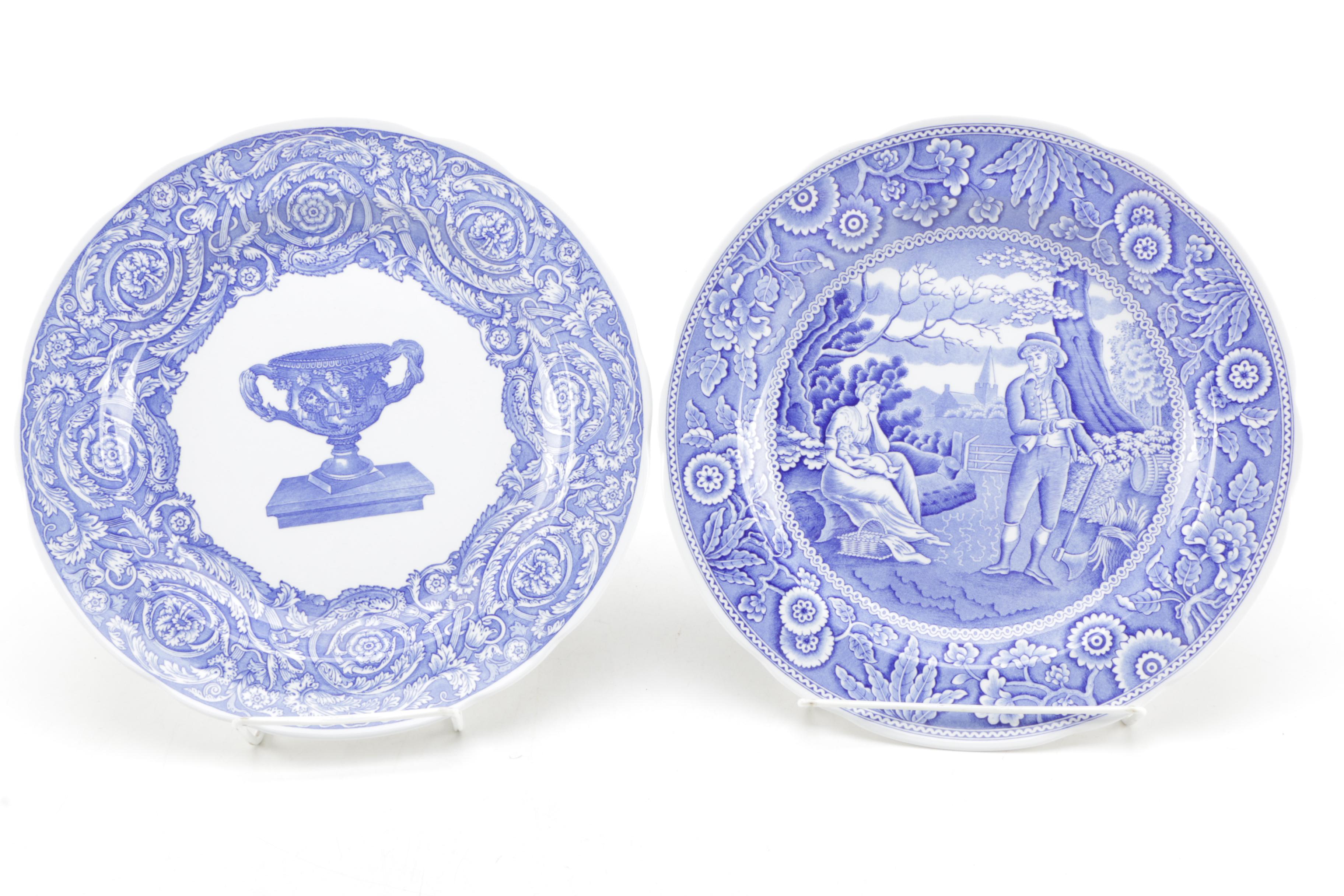 "The Spode Blue Room Collection" Earthenware Plates