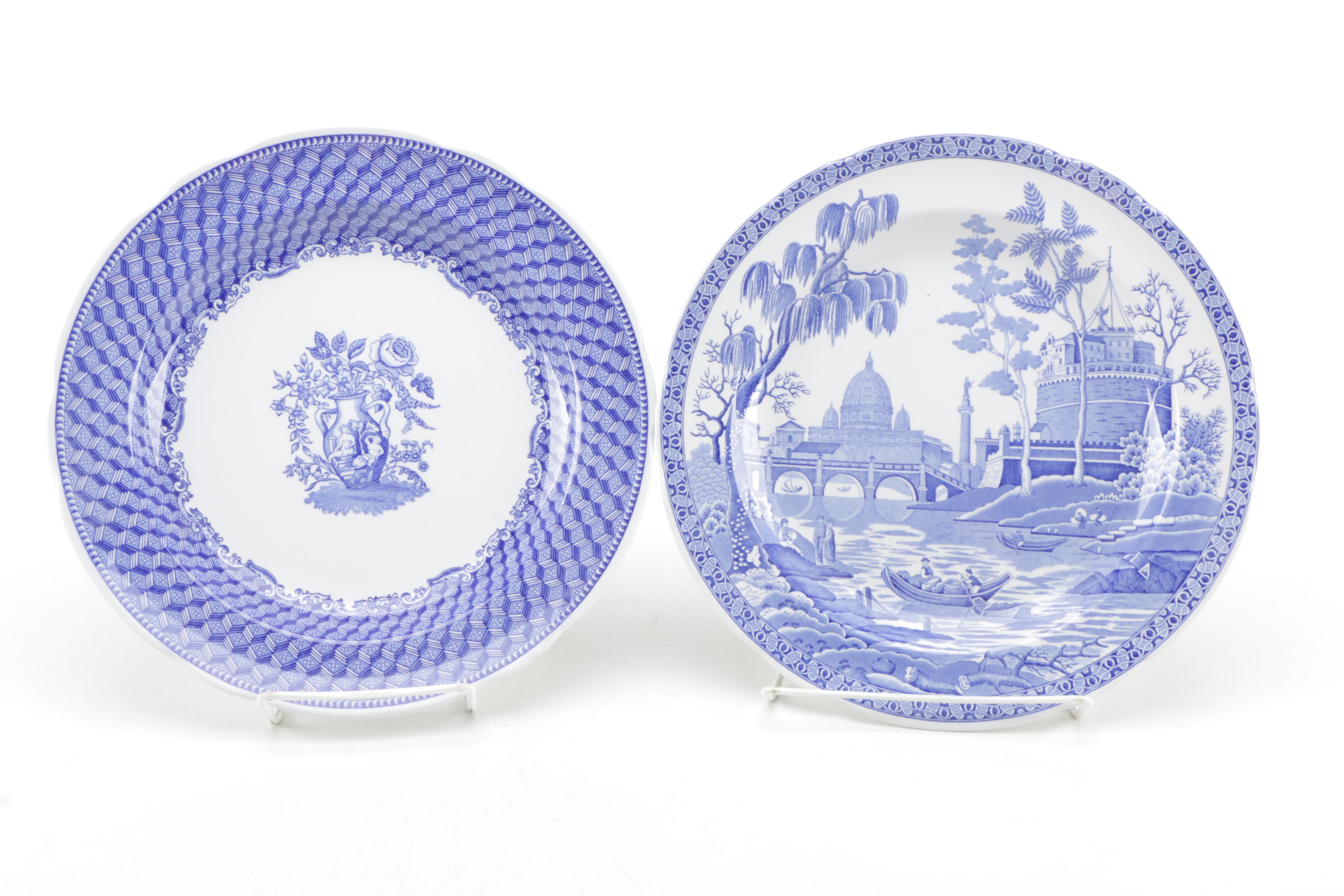 "The Spode Blue Room Collection" Earthenware Plates