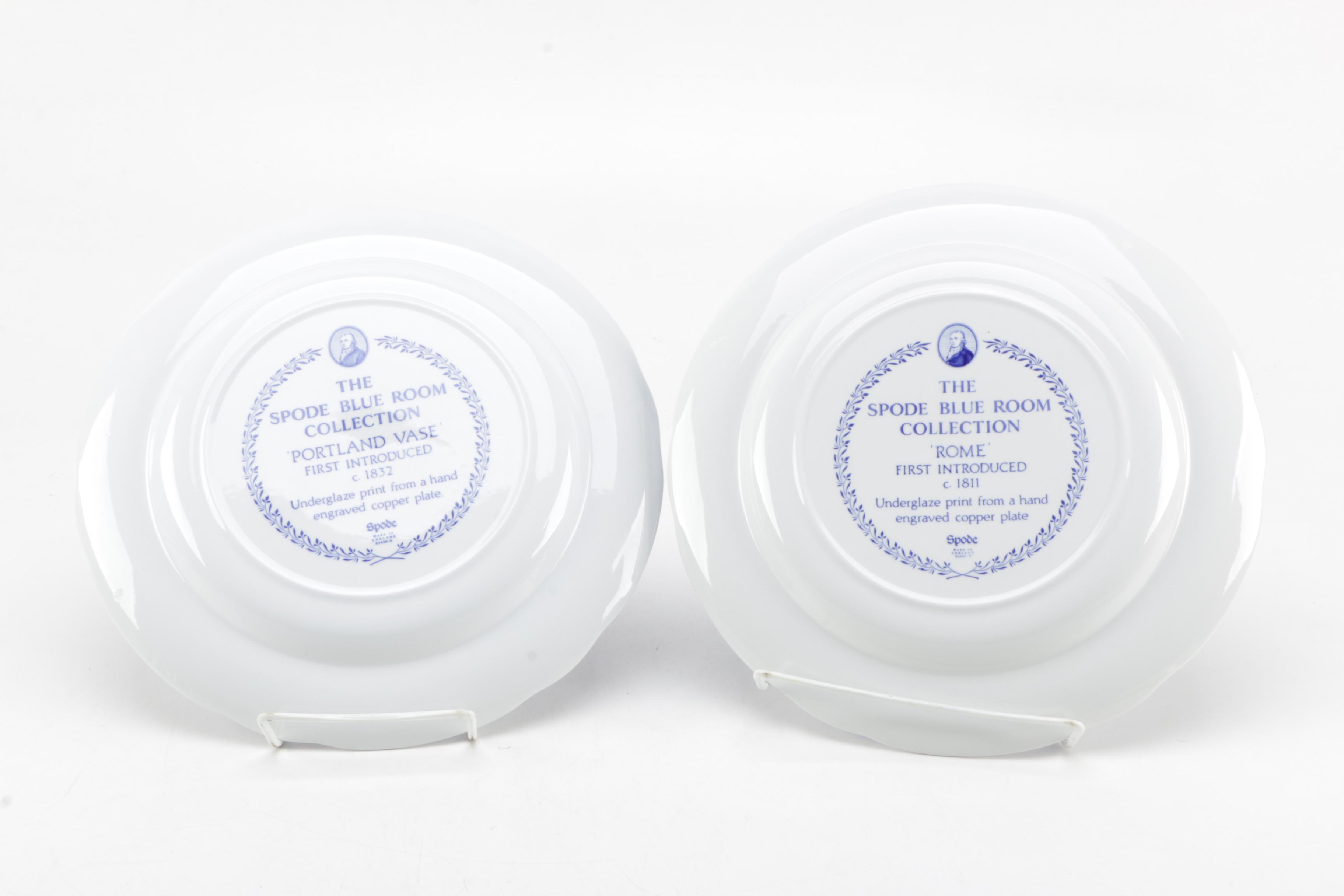 "The Spode Blue Room Collection" Earthenware Plates