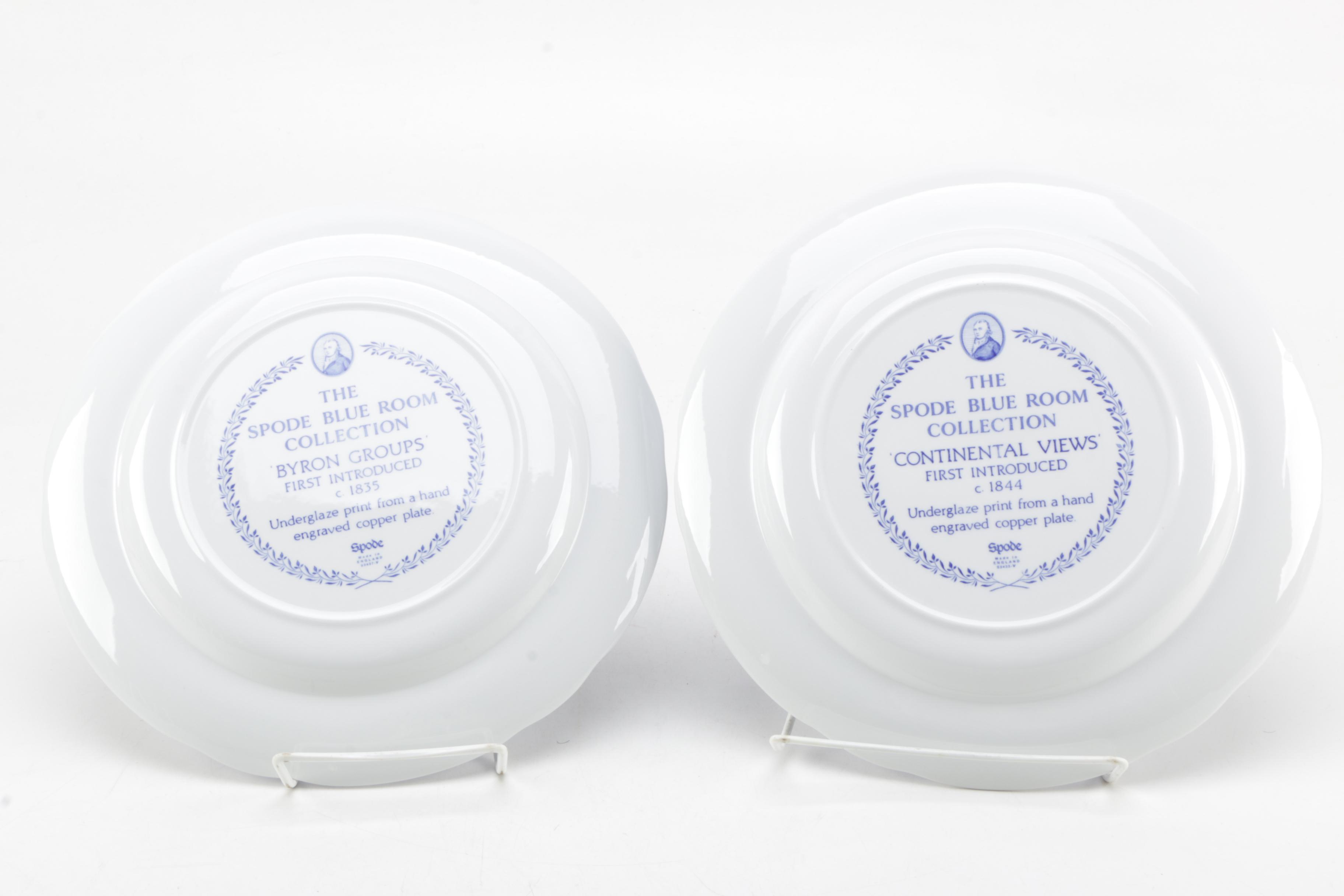 "The Spode Blue Room Collection" Earthenware Plates