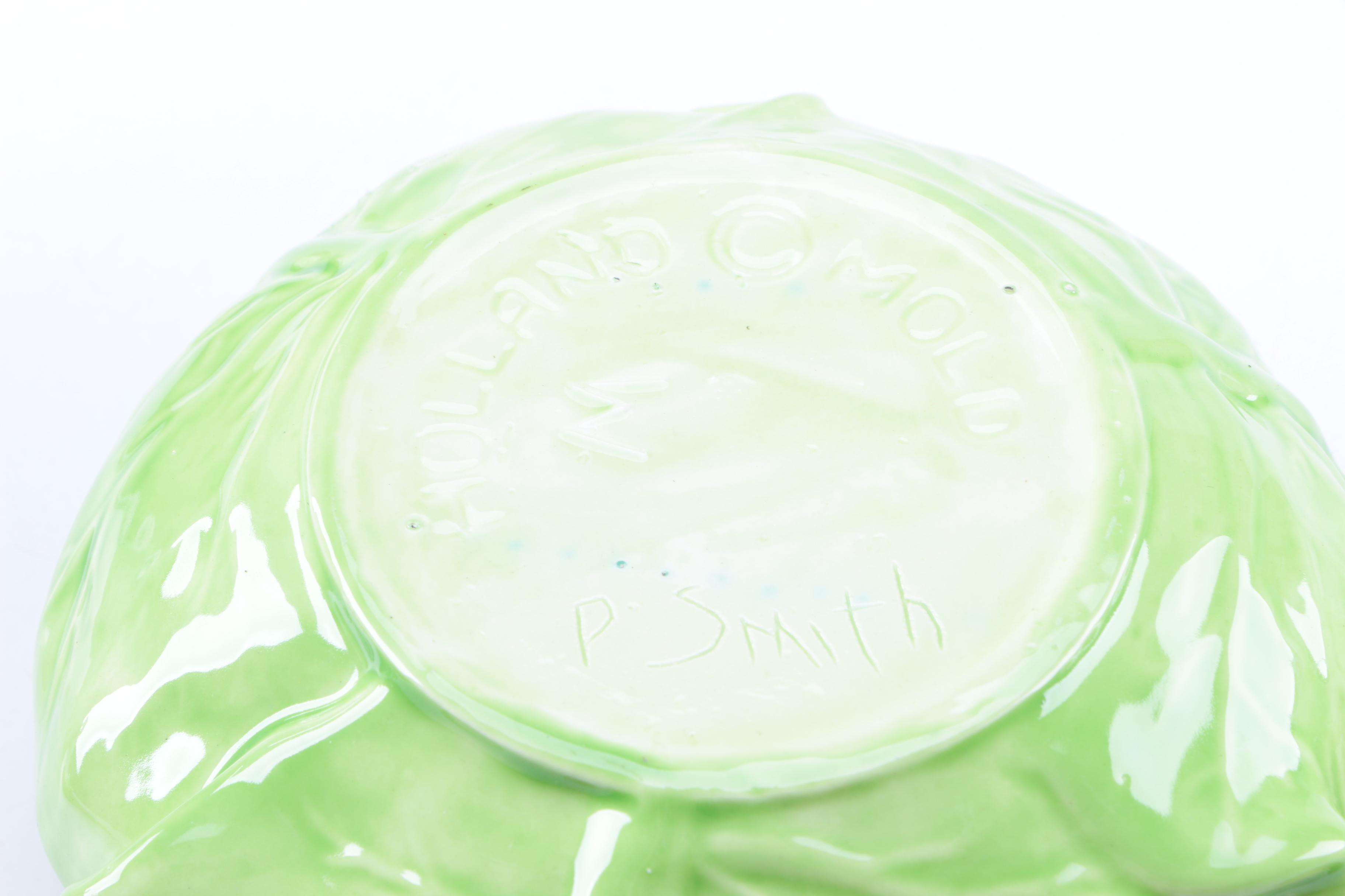 "Sunflower" Pitcher and Cabbage Shaped Bowls