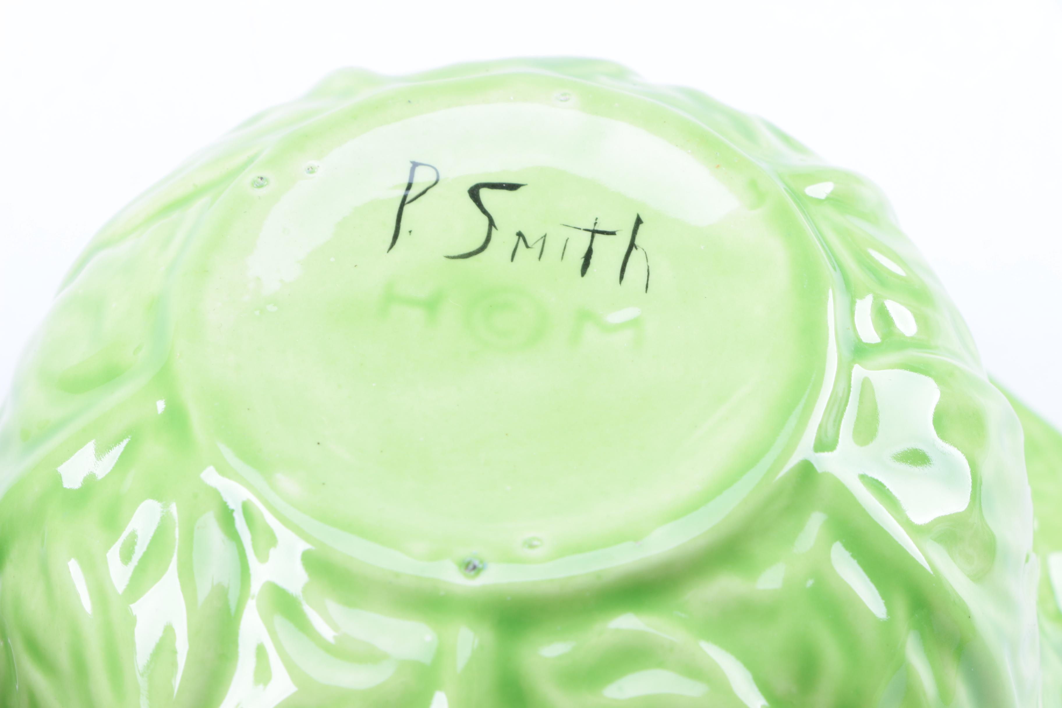 "Sunflower" Pitcher and Cabbage Shaped Bowls