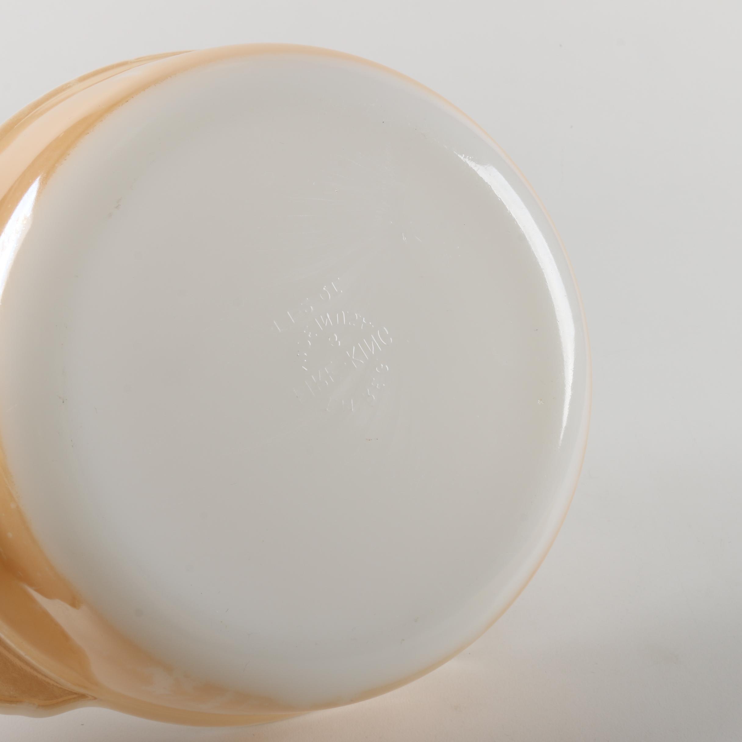 Fire-King "Peach Lustre" Bakeware