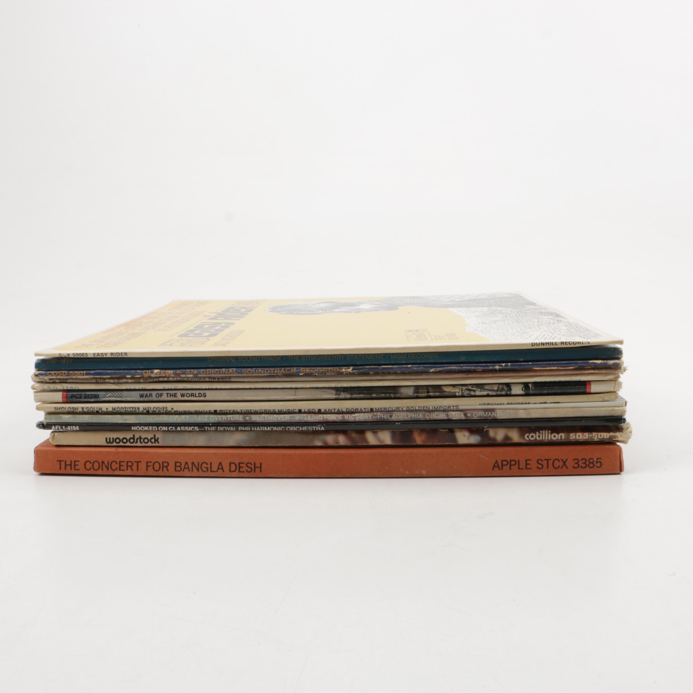 "Woodstock," "Easy Rider," "Clockwork Orange," Other Vintage LPs