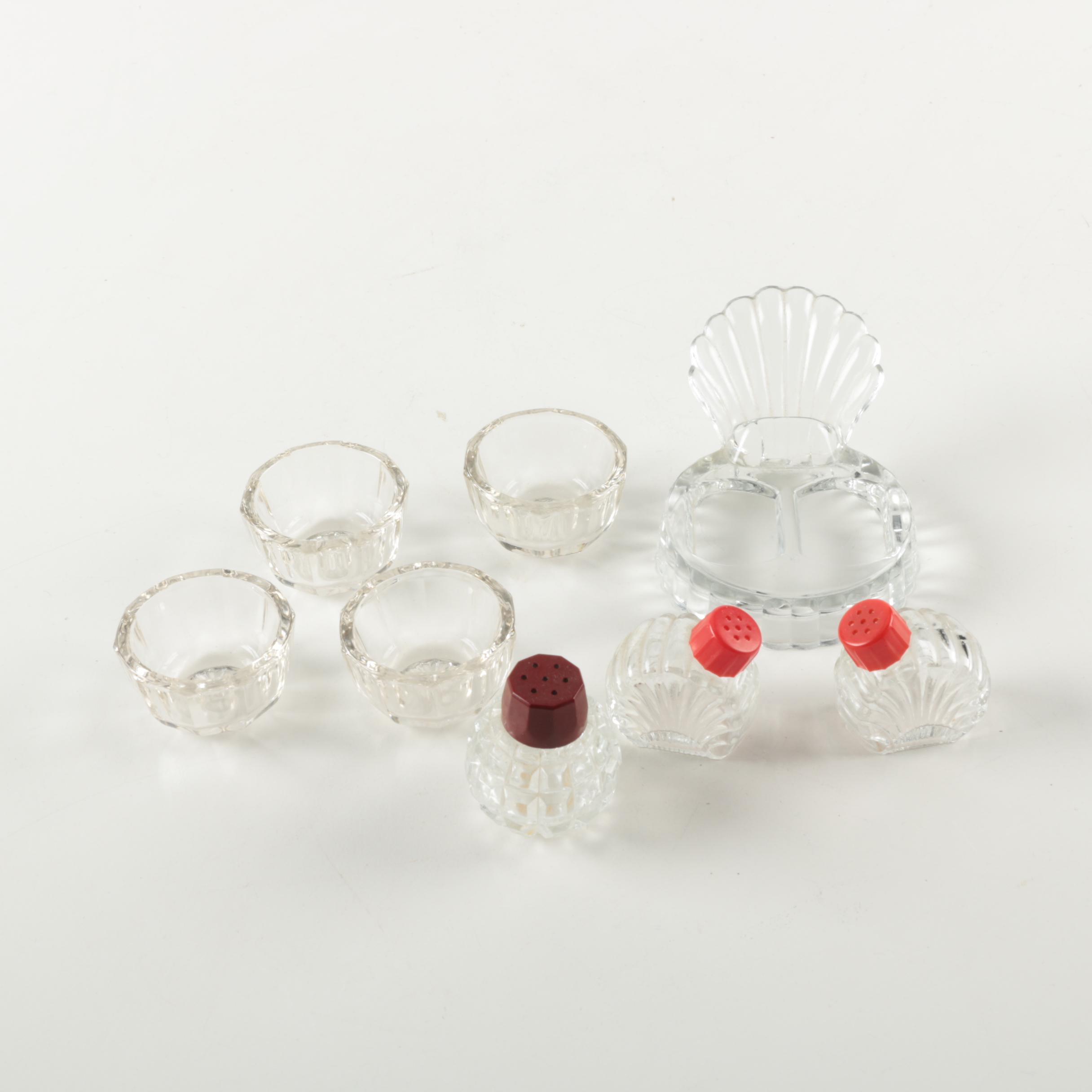 Vintage Pressed Glass Serveware