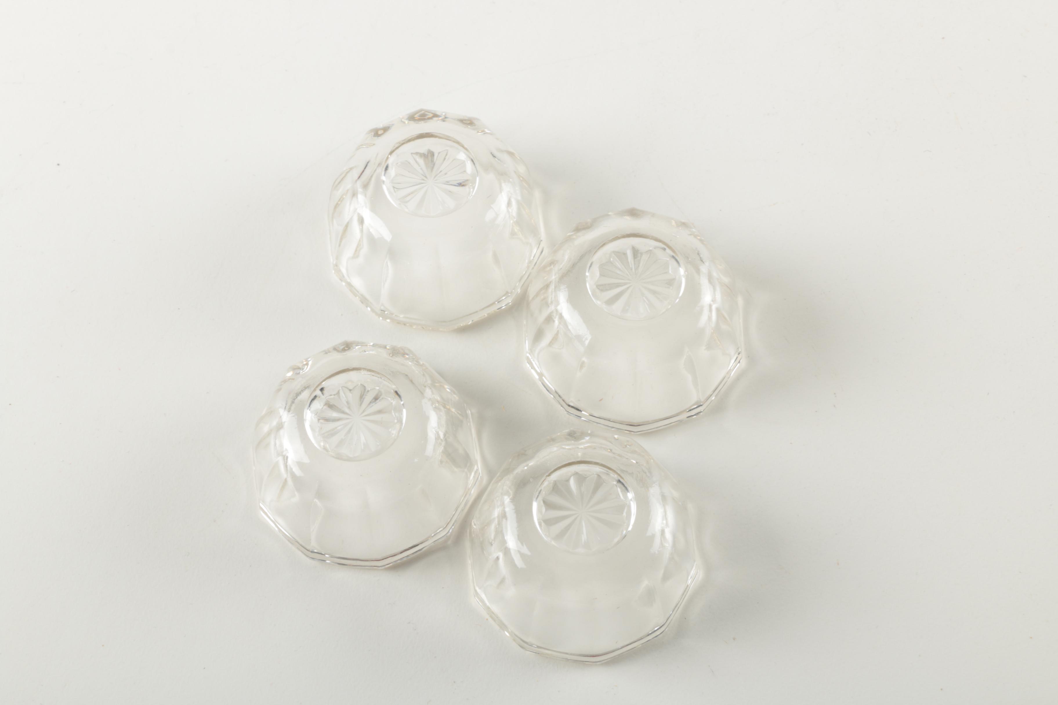 Vintage Pressed Glass Serveware