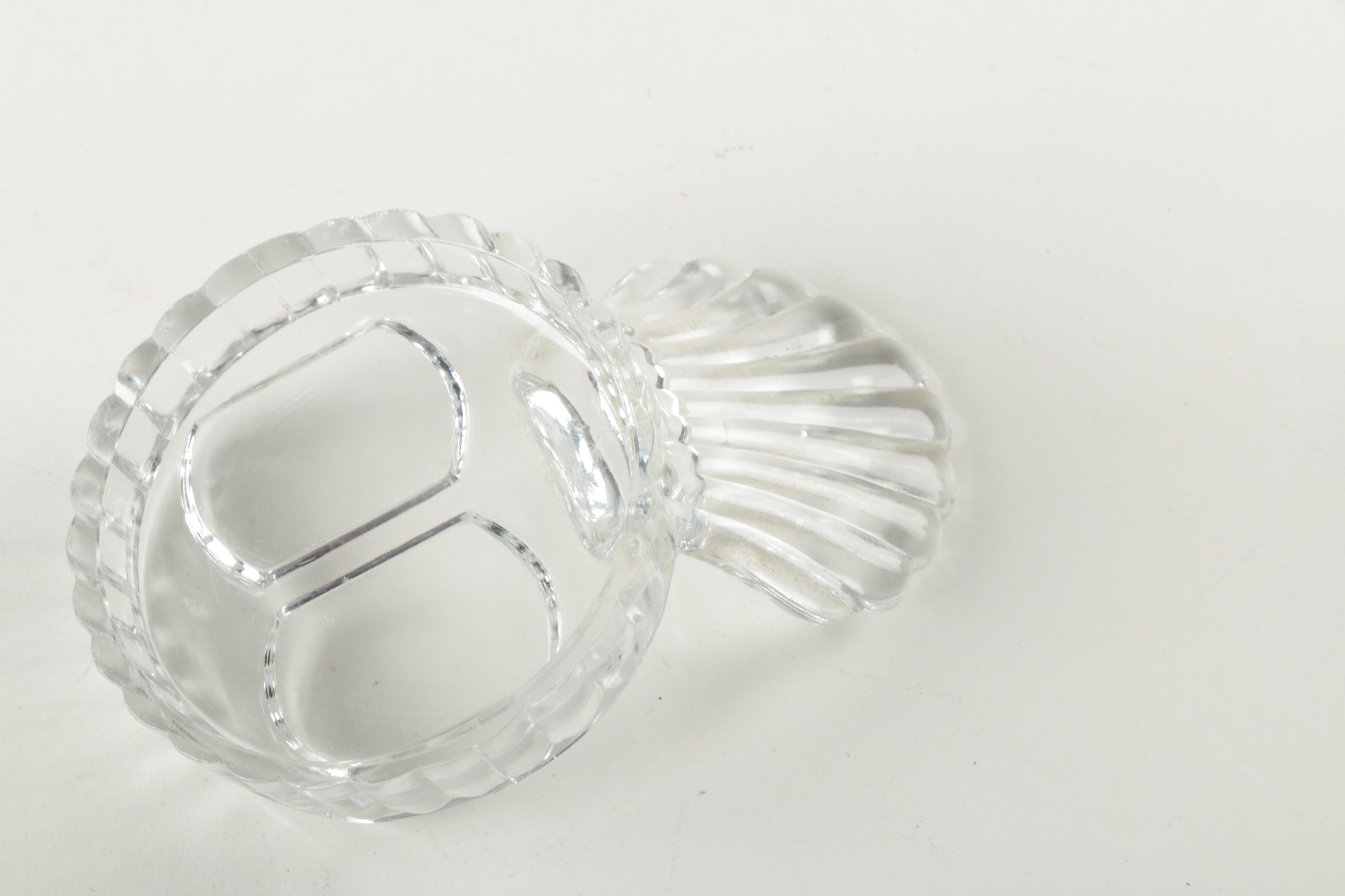 Vintage Pressed Glass Serveware