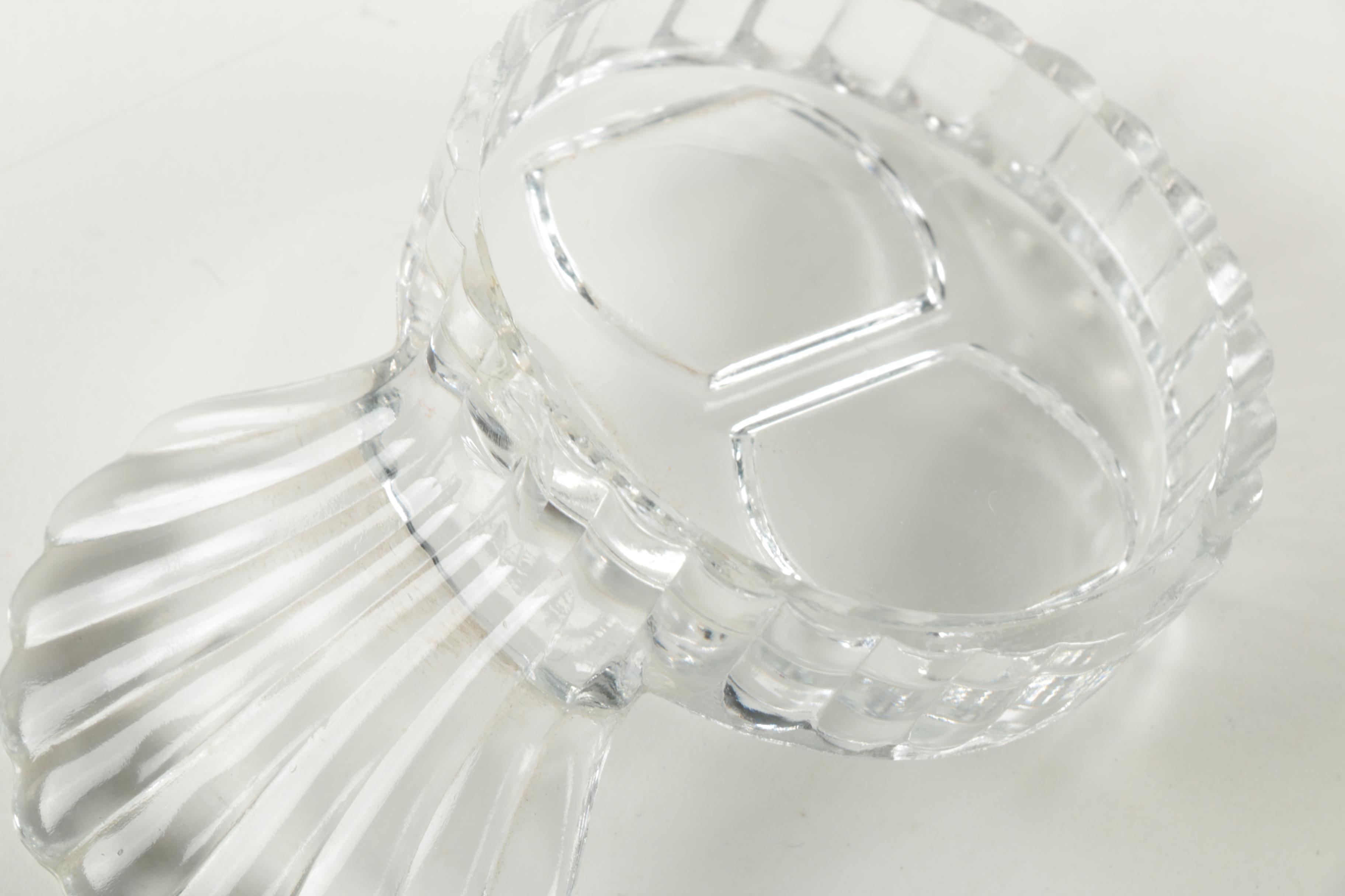 Vintage Pressed Glass Serveware