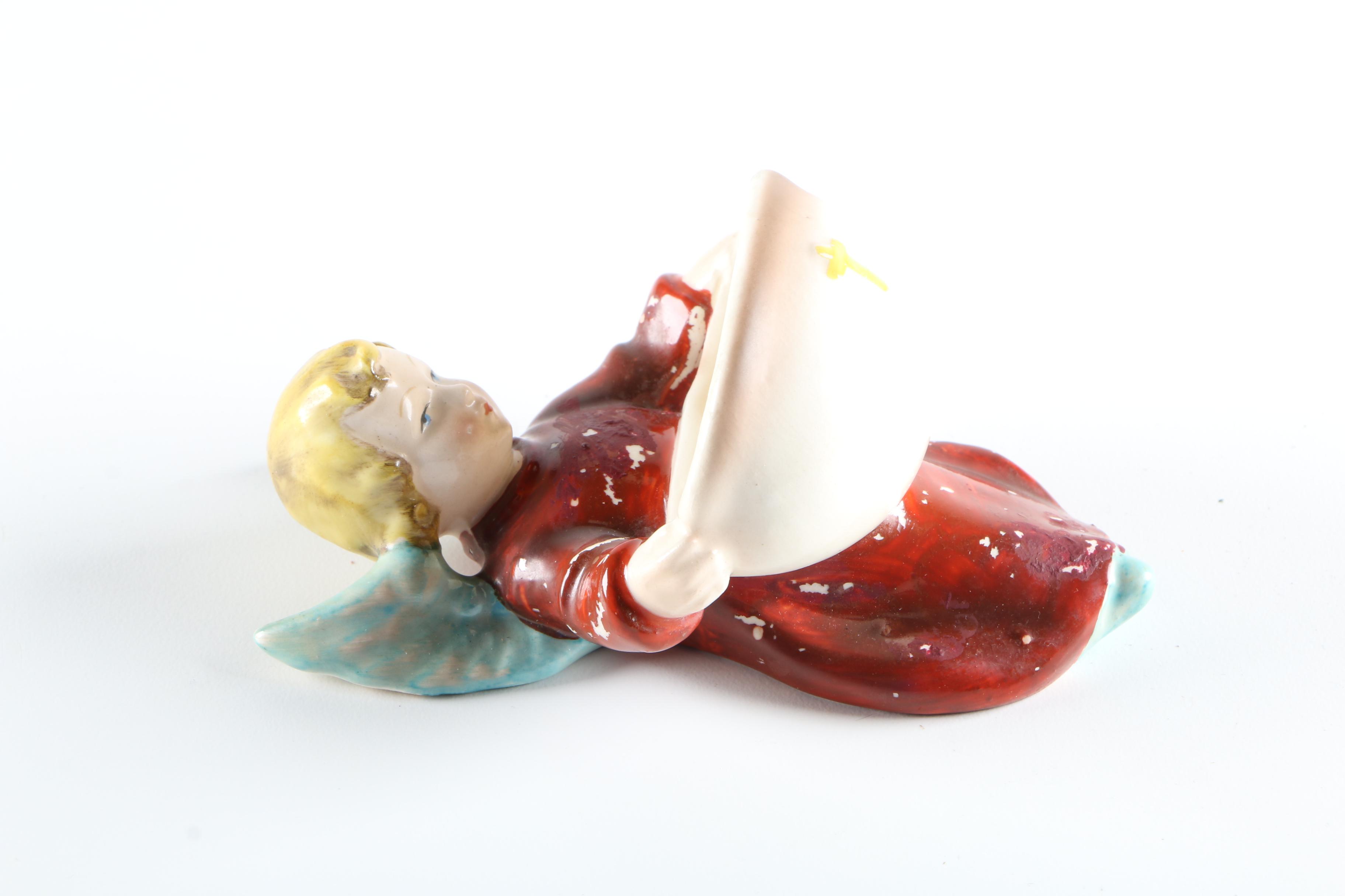 Goebel Hummel Holy Water Angel Wall Figurine