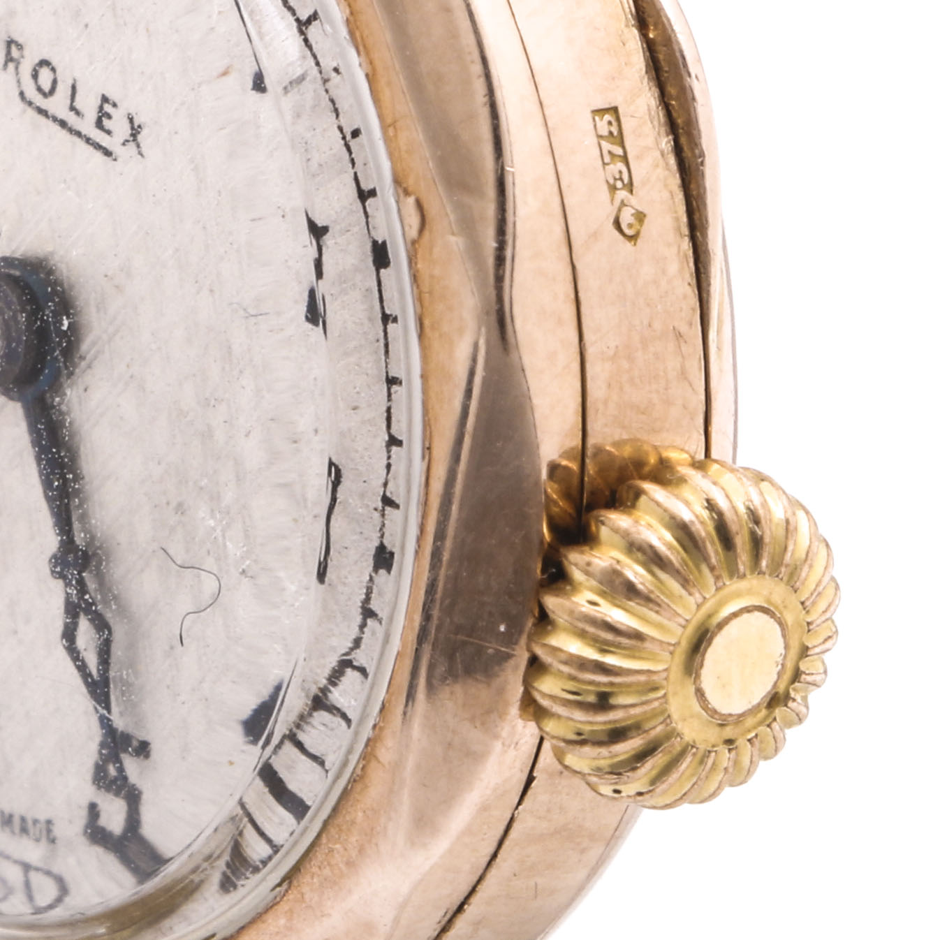 Vintage Rolex 9K Rose Gold Watch