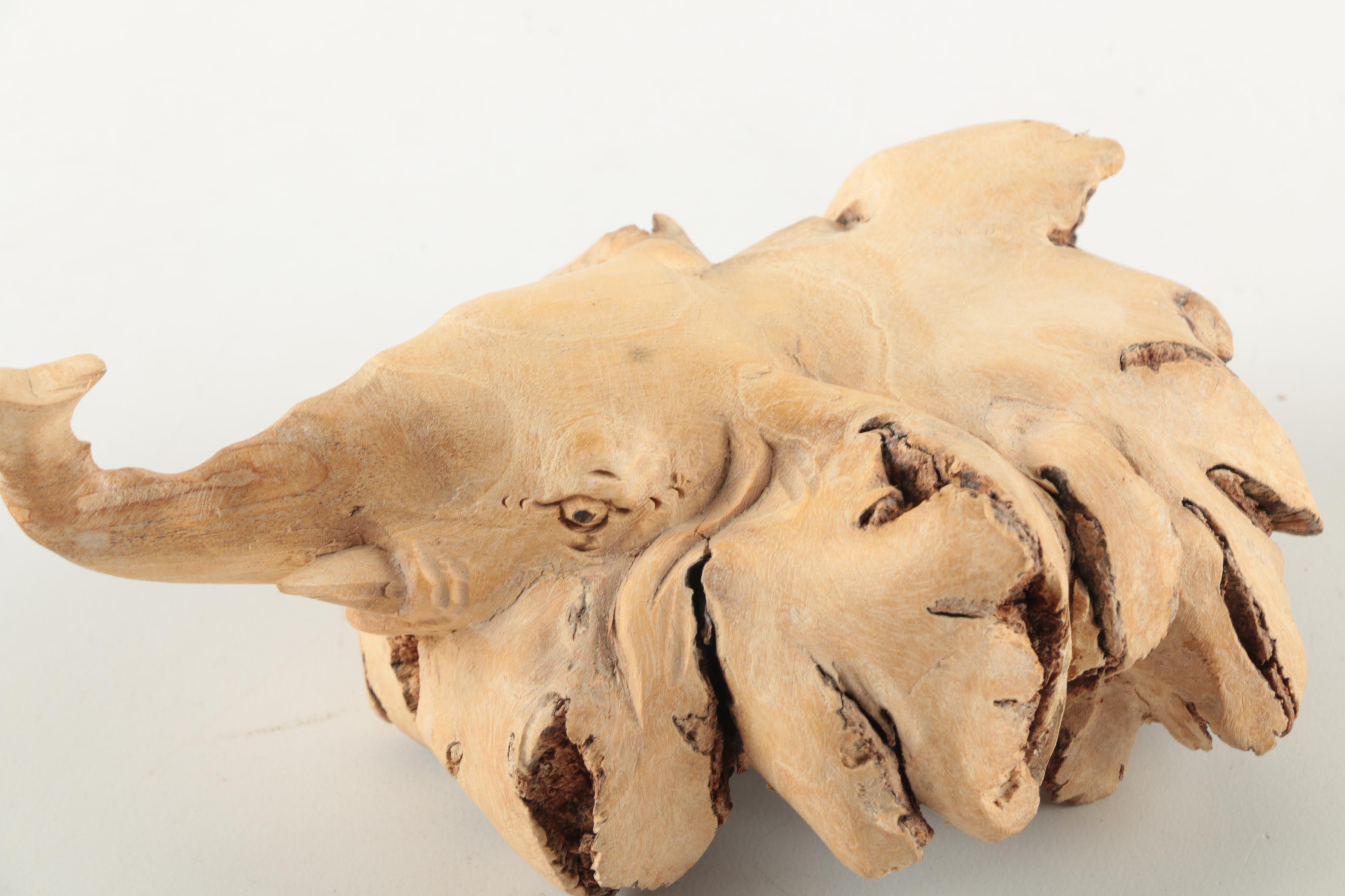 Elephant Head Sculpture