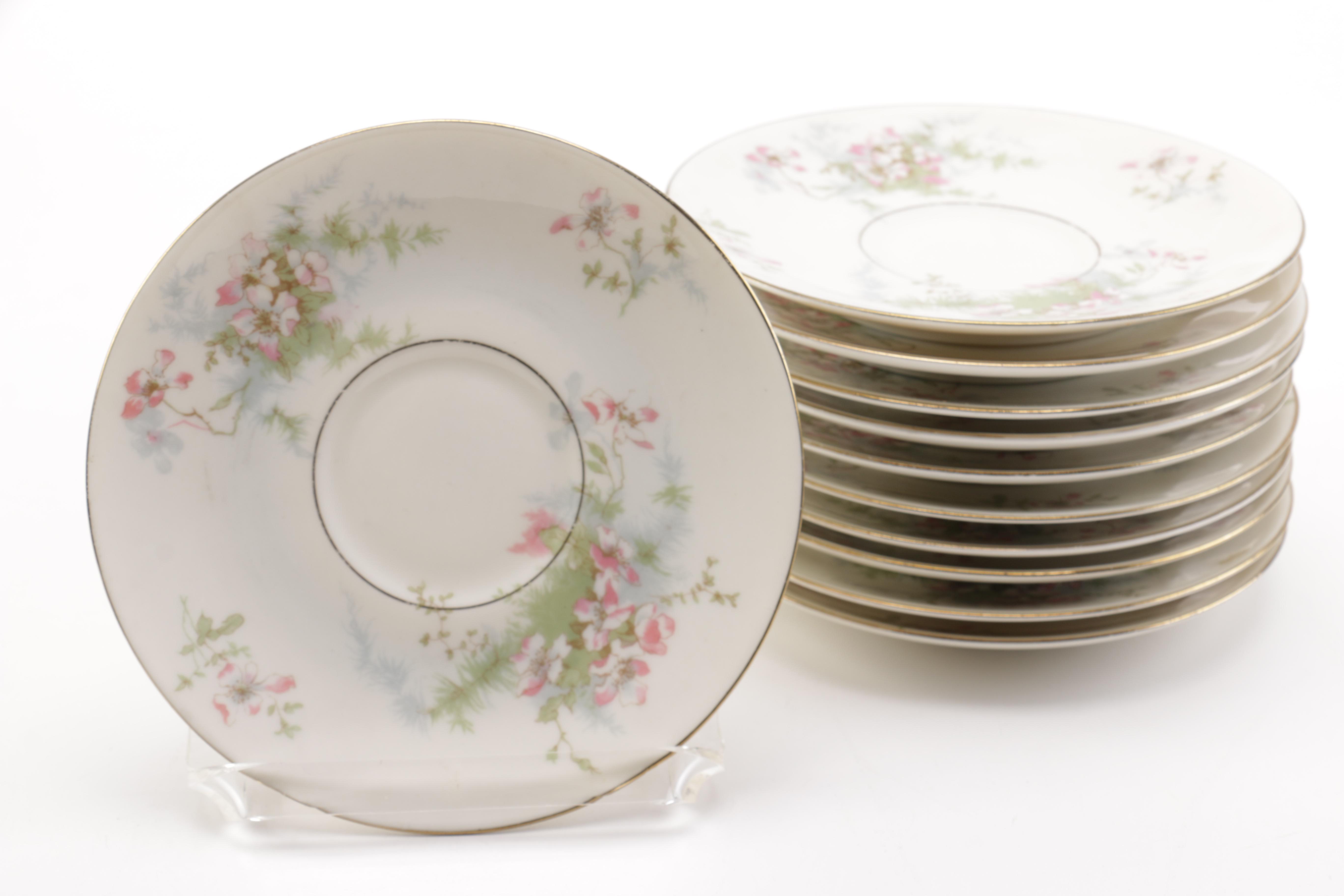 Theodore Haviland "Apple Blossom" Porcelain Tableware