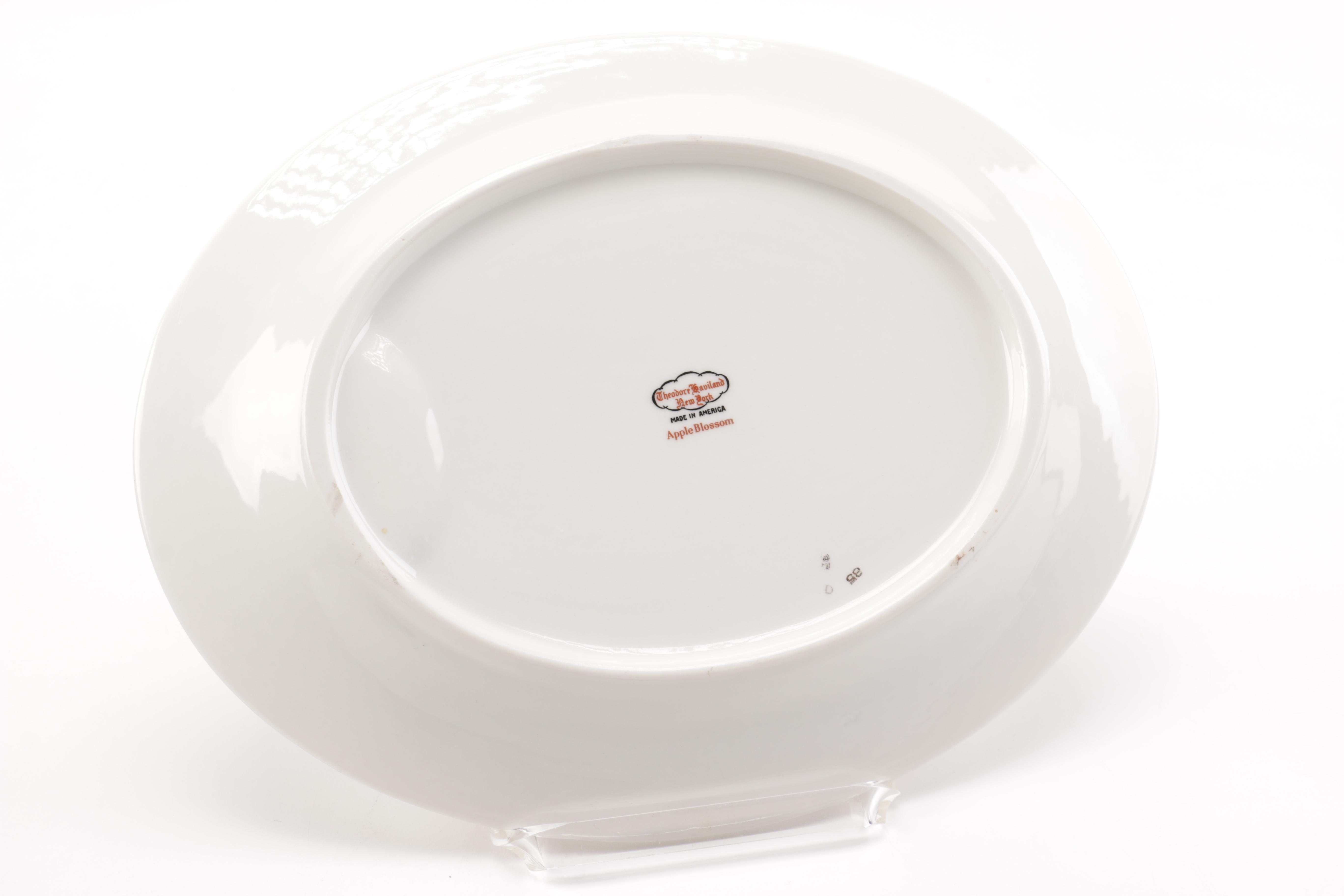 Theodore Haviland "Apple Blossom" Porcelain Tableware