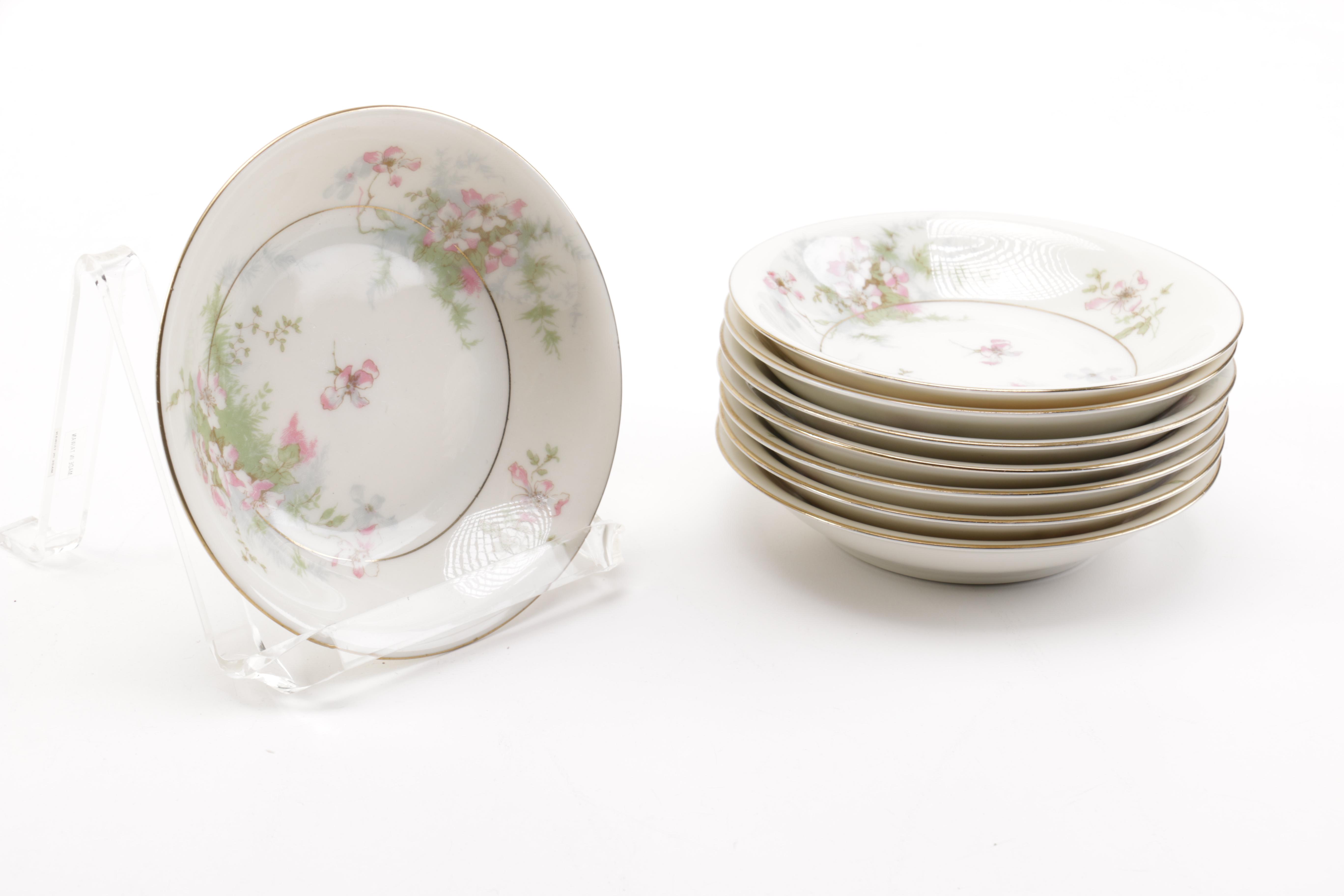 Theodore Haviland "Apple Blossom" Porcelain Tableware