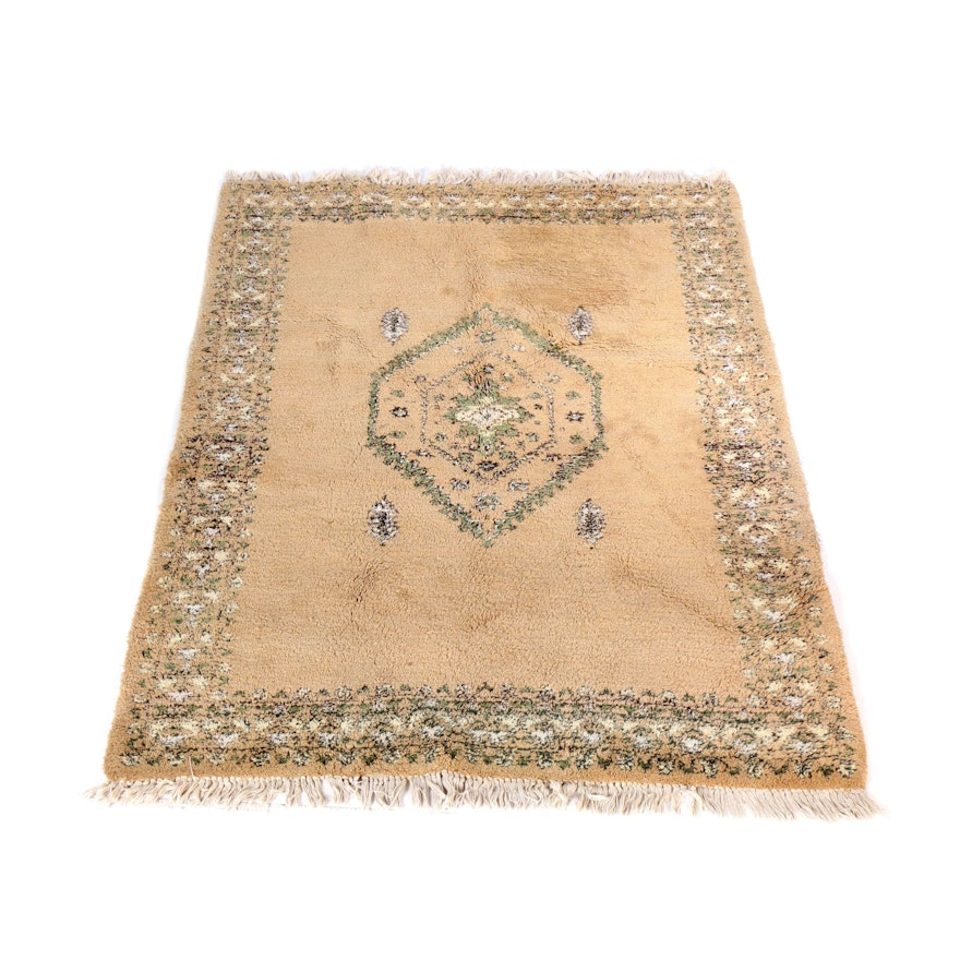 Hand-Knotted Moroccan "Moderne" Wool Area Rug