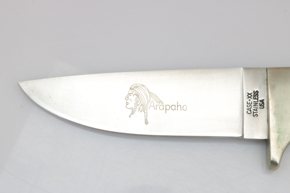 Case "Arapaho" Hunting Knife with Leather Sheath