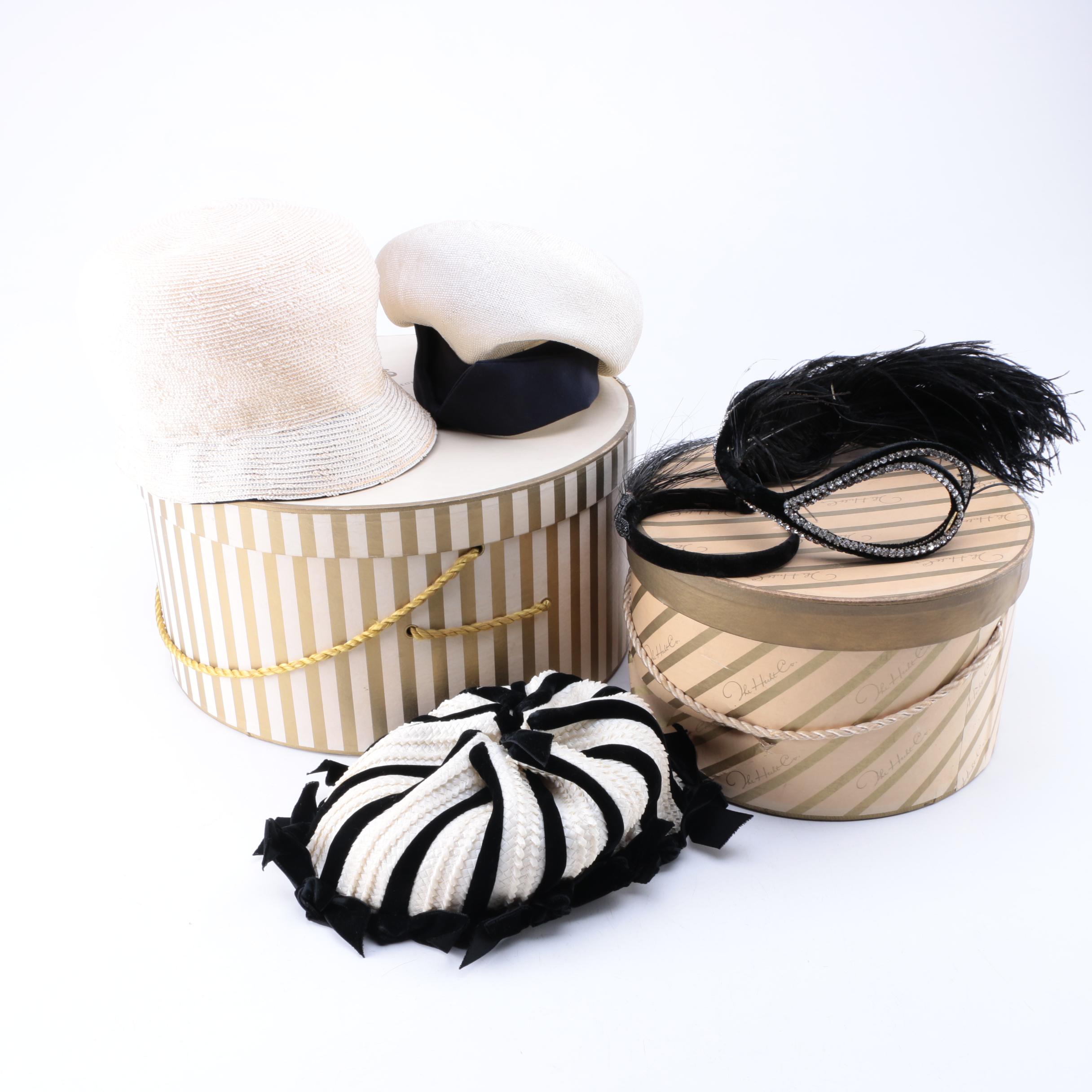 Women's Vintage Hats Including Mr. John Jr.