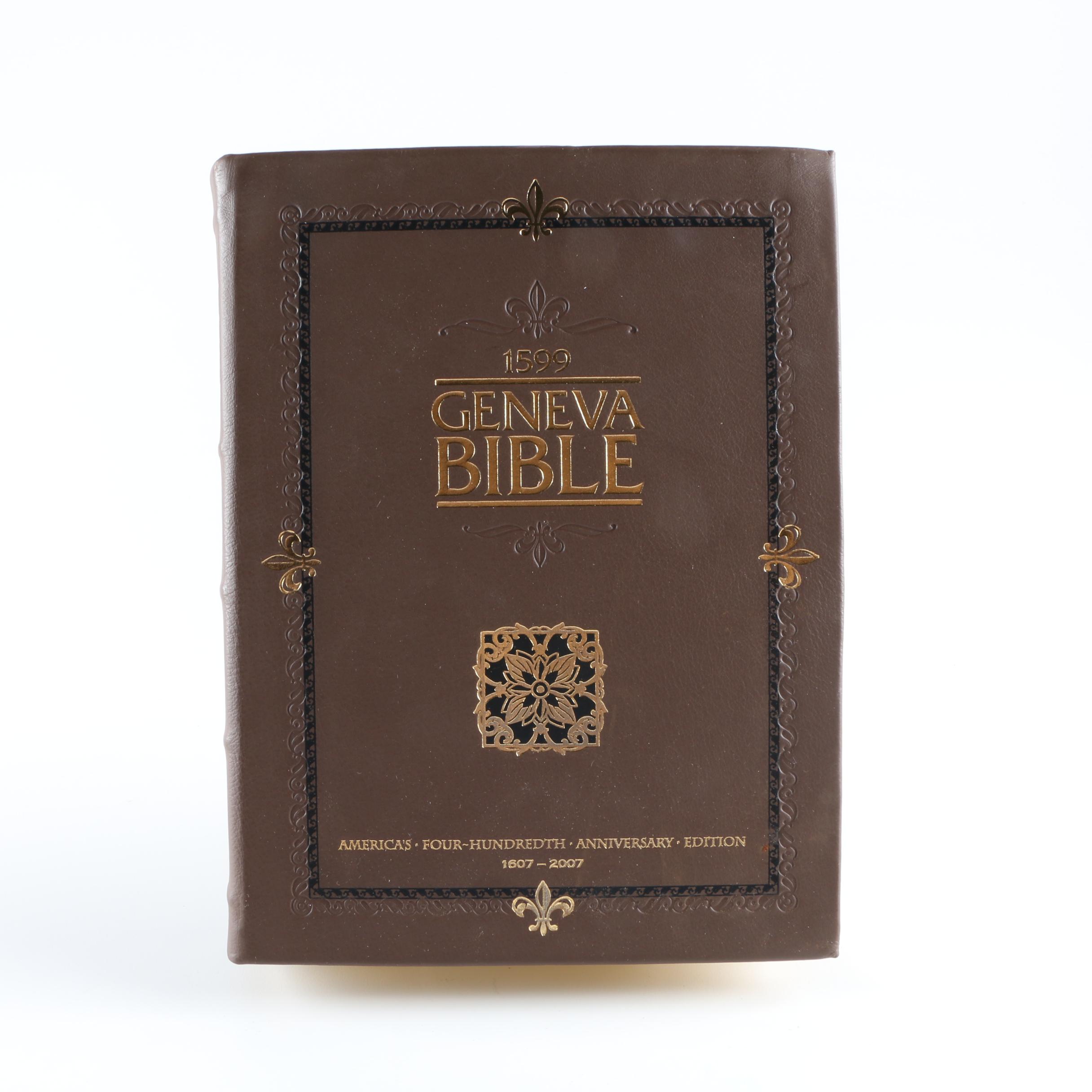 "The 1599 Geneva Bible" Family Bible
