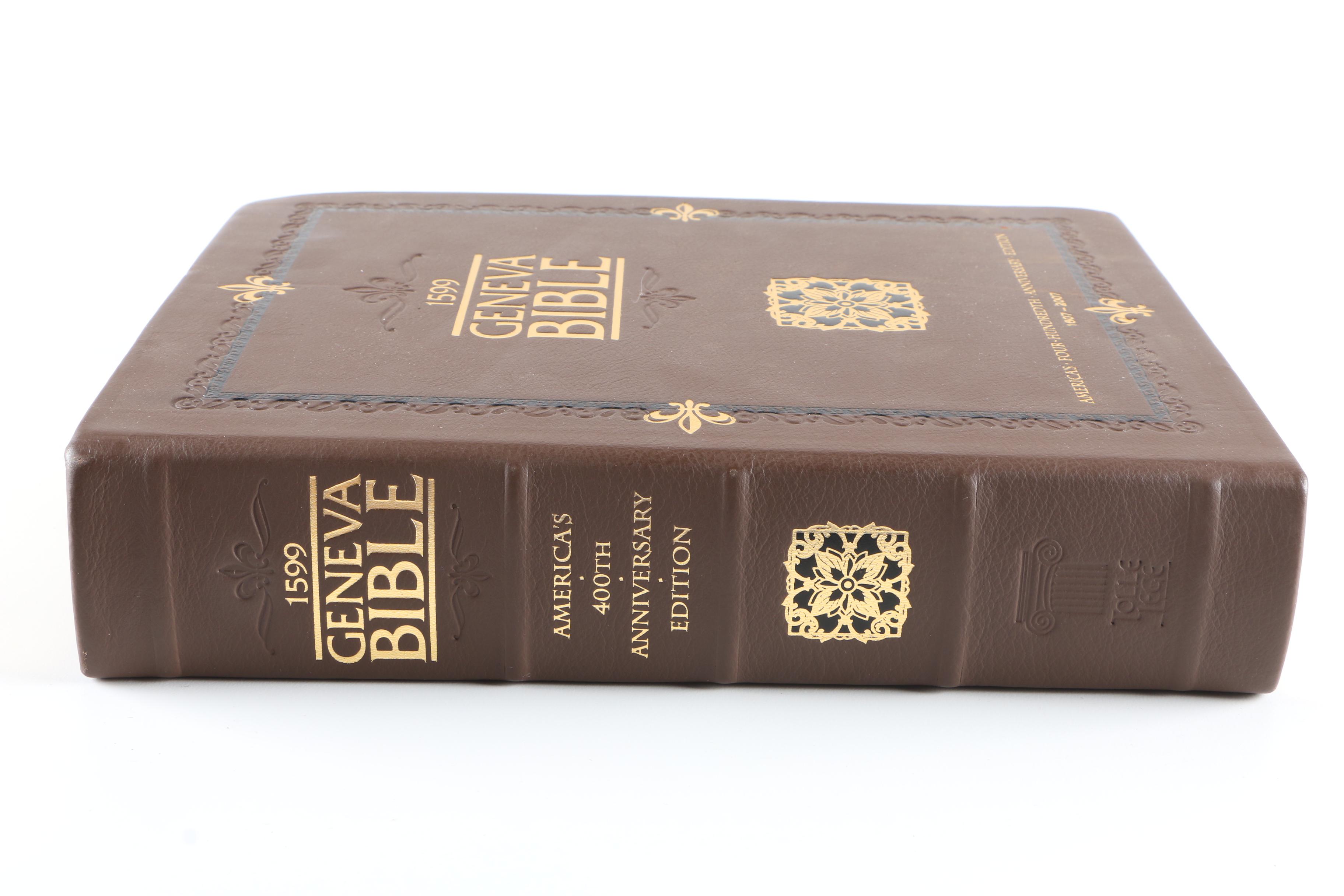 "The 1599 Geneva Bible" Family Bible