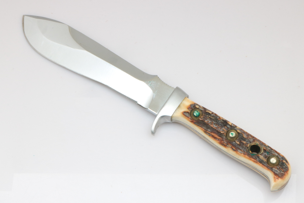 Vintage Puma "White Hunter" Hunting Knife with Leather Sheath