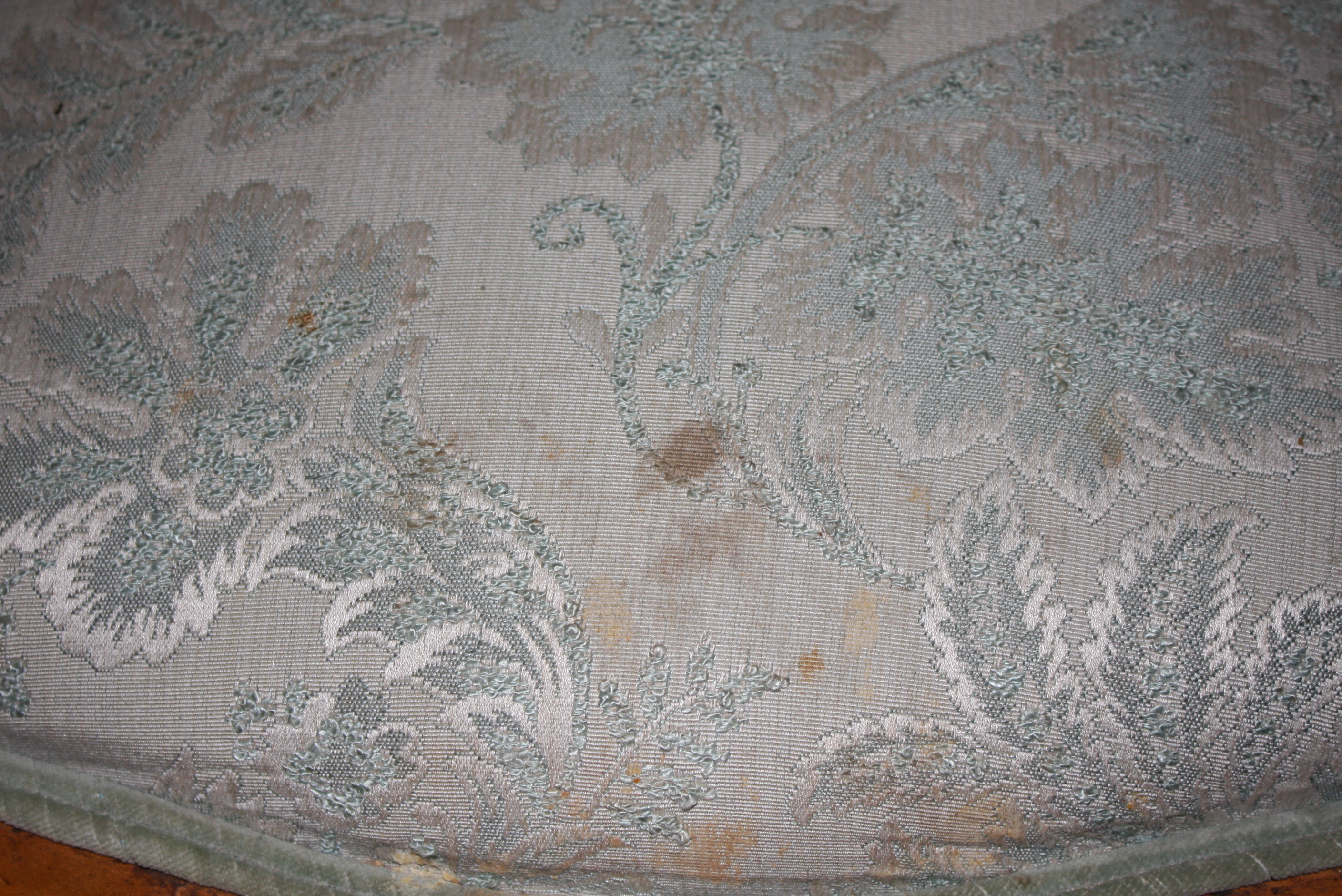 Eight Antique English Sheraton Style Satinwood Dining Chairs