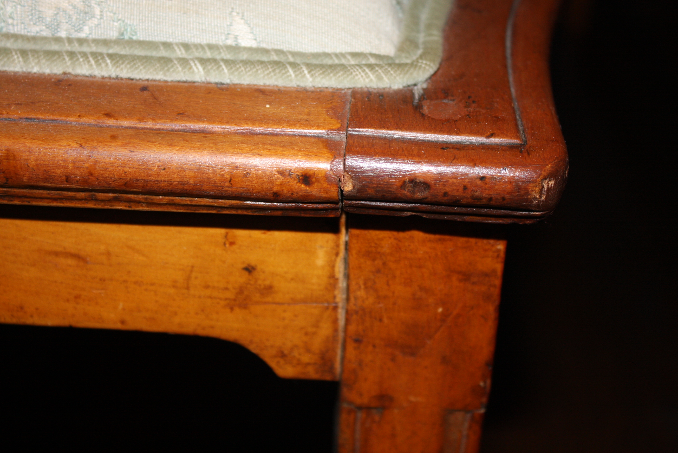 Eight Antique English Sheraton Style Satinwood Dining Chairs