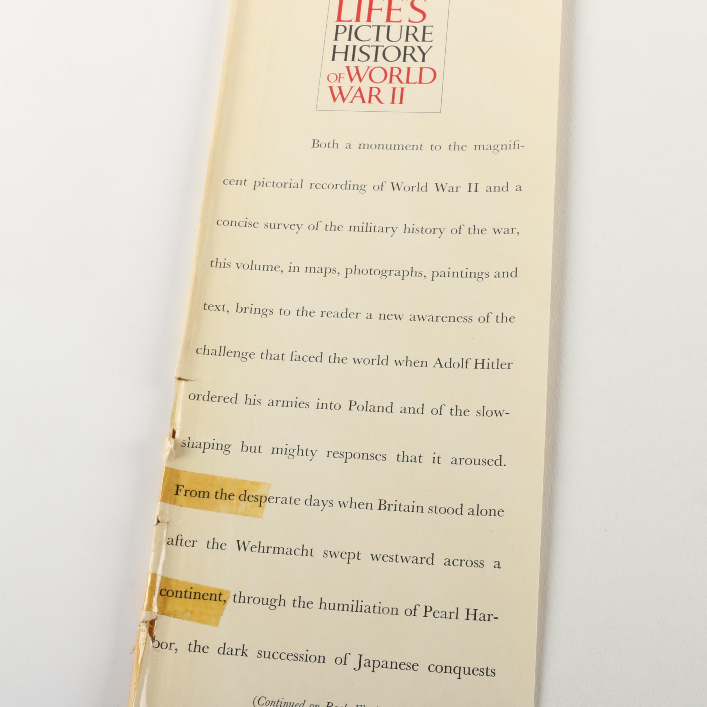 Assorted Hardcover Books on the Military