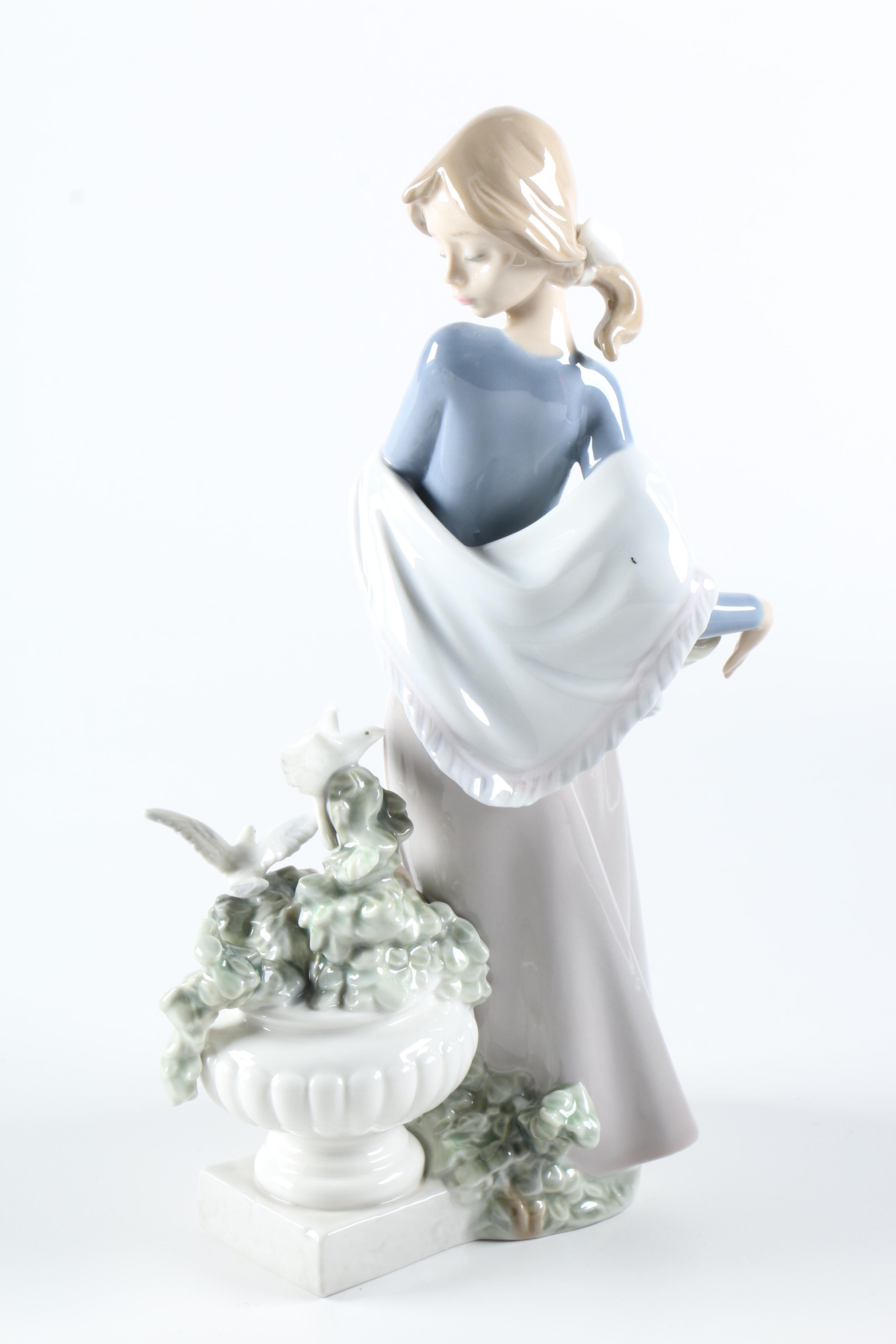 Lladro "In the Garden" Figurine