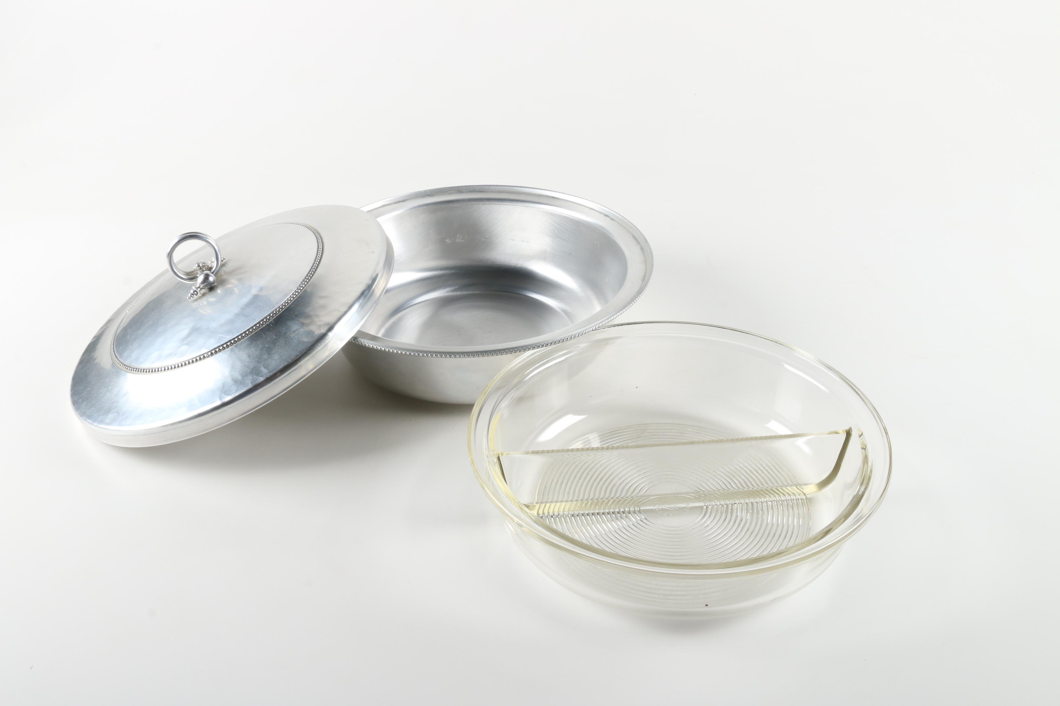 Aluminum Serveware Including Farberware and Buenilum