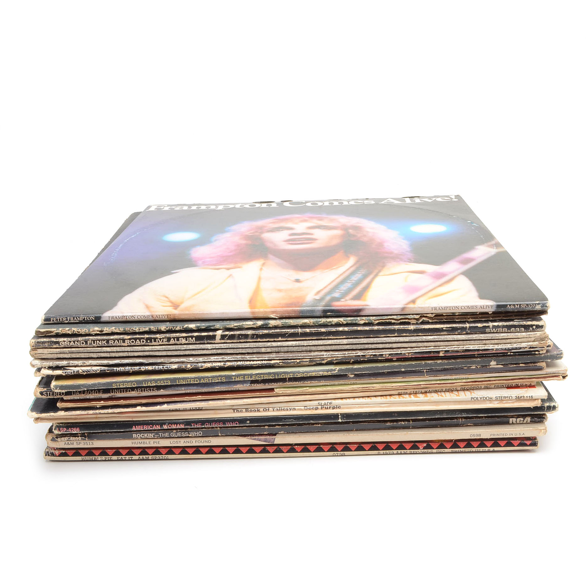 AC/DC, T-Rex, Grand Funk and Other Classic Rock LPs