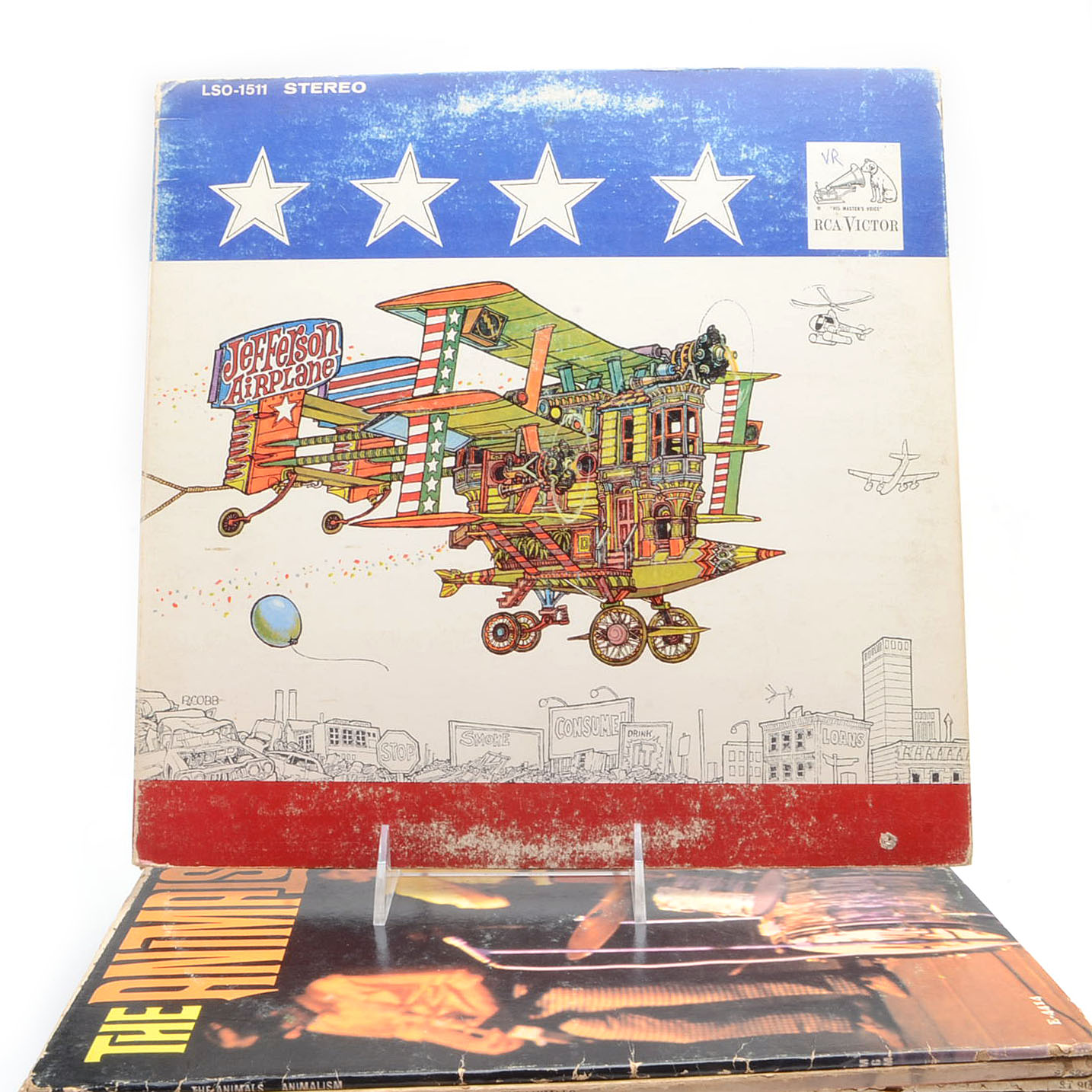 Vintage Rock LPs including Van Morrison, The Animals and Jefferson Airplane