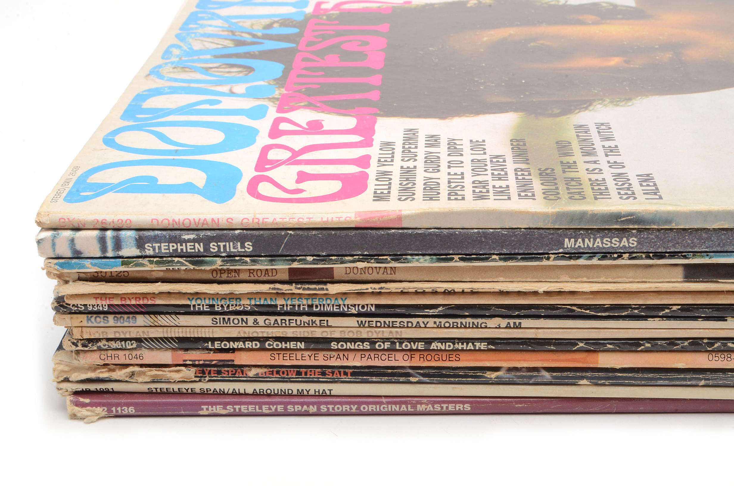 Byrds, Dylan, Donovan and Other Classic Rock/Folk LPs