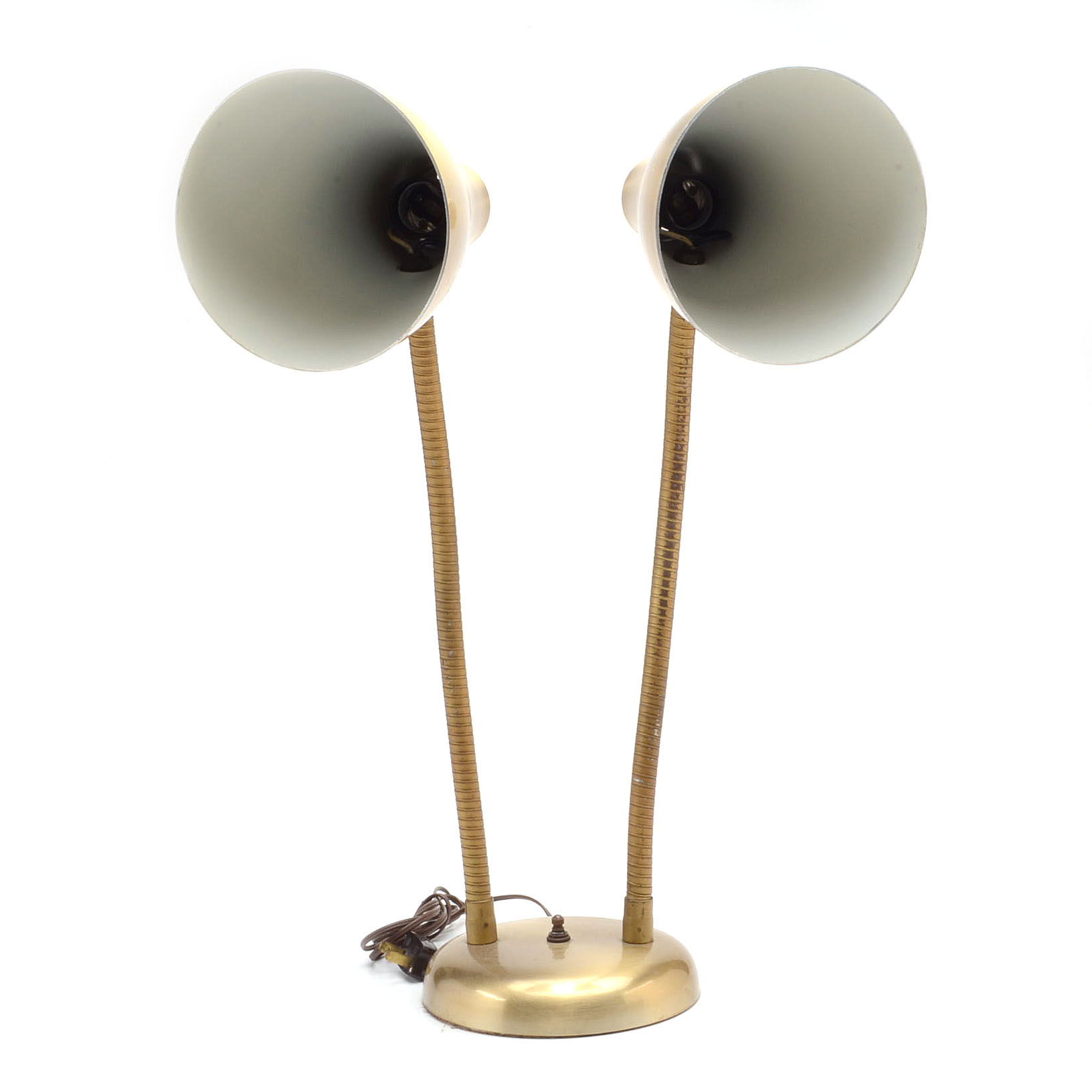 Mid Century Modern Twin Task Lamp