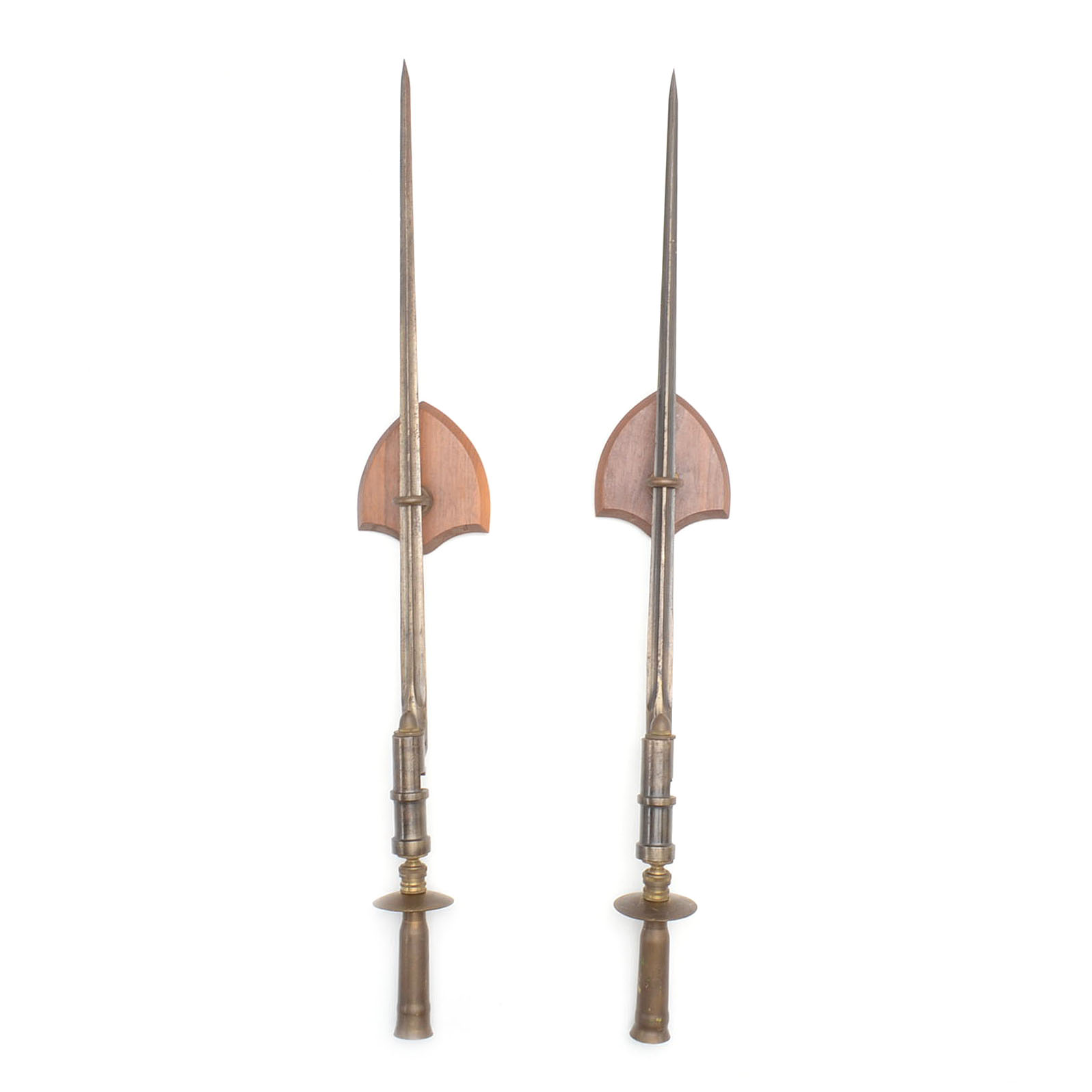 Pair of Trench Art Bayonet Wall Sconces