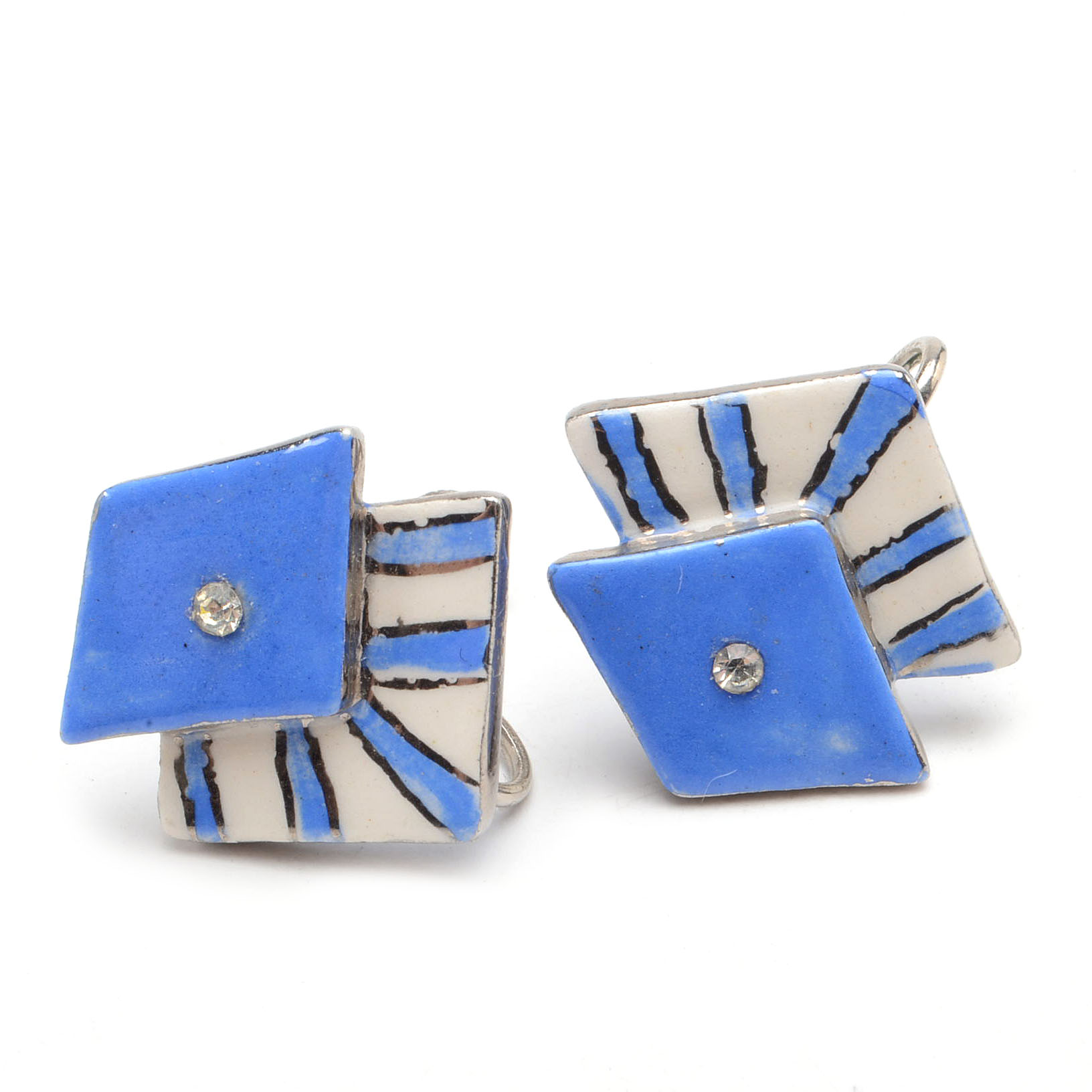 Mid Century Enameled Metal Jewelry